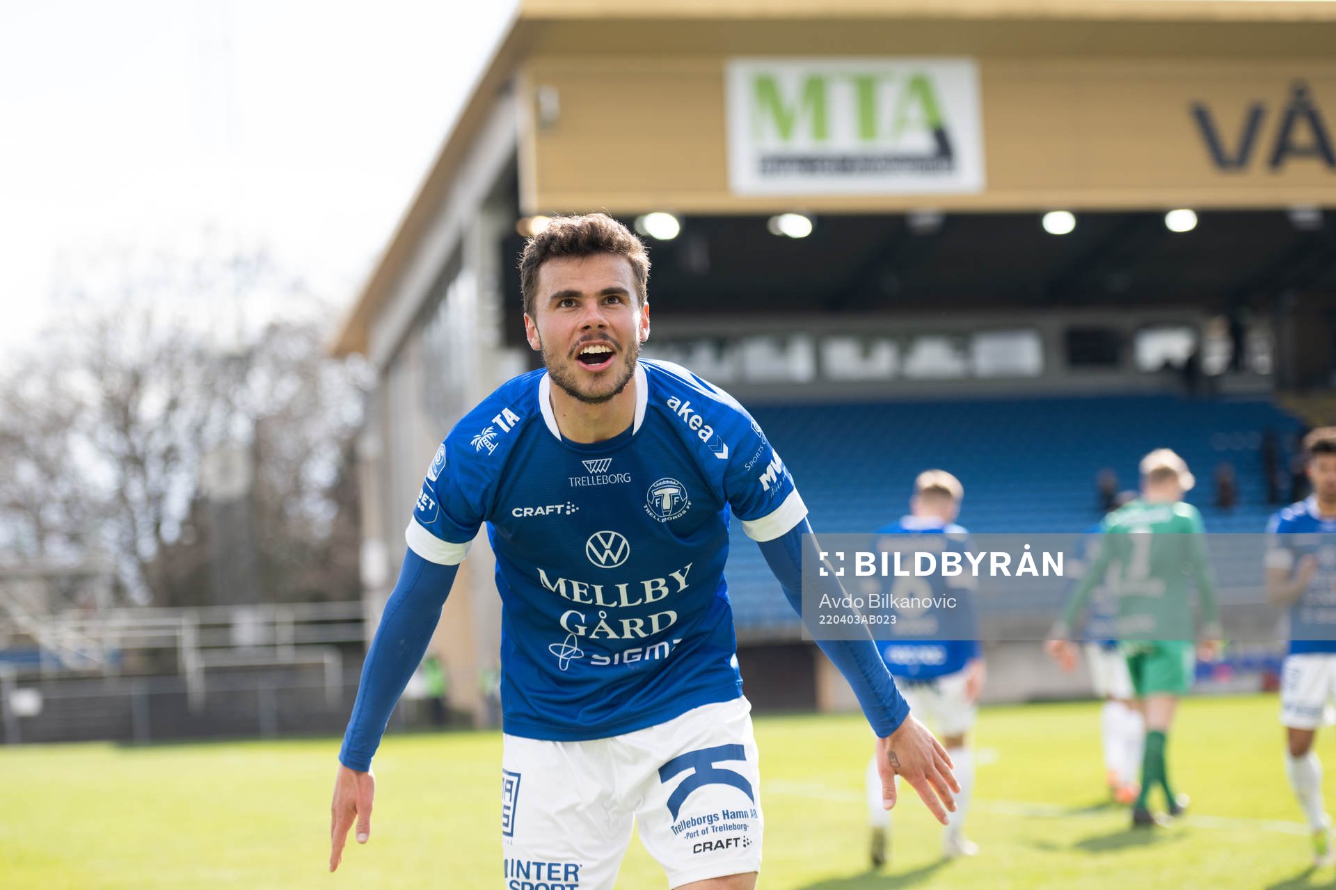Trelleborgs Tom Wassholm jublar