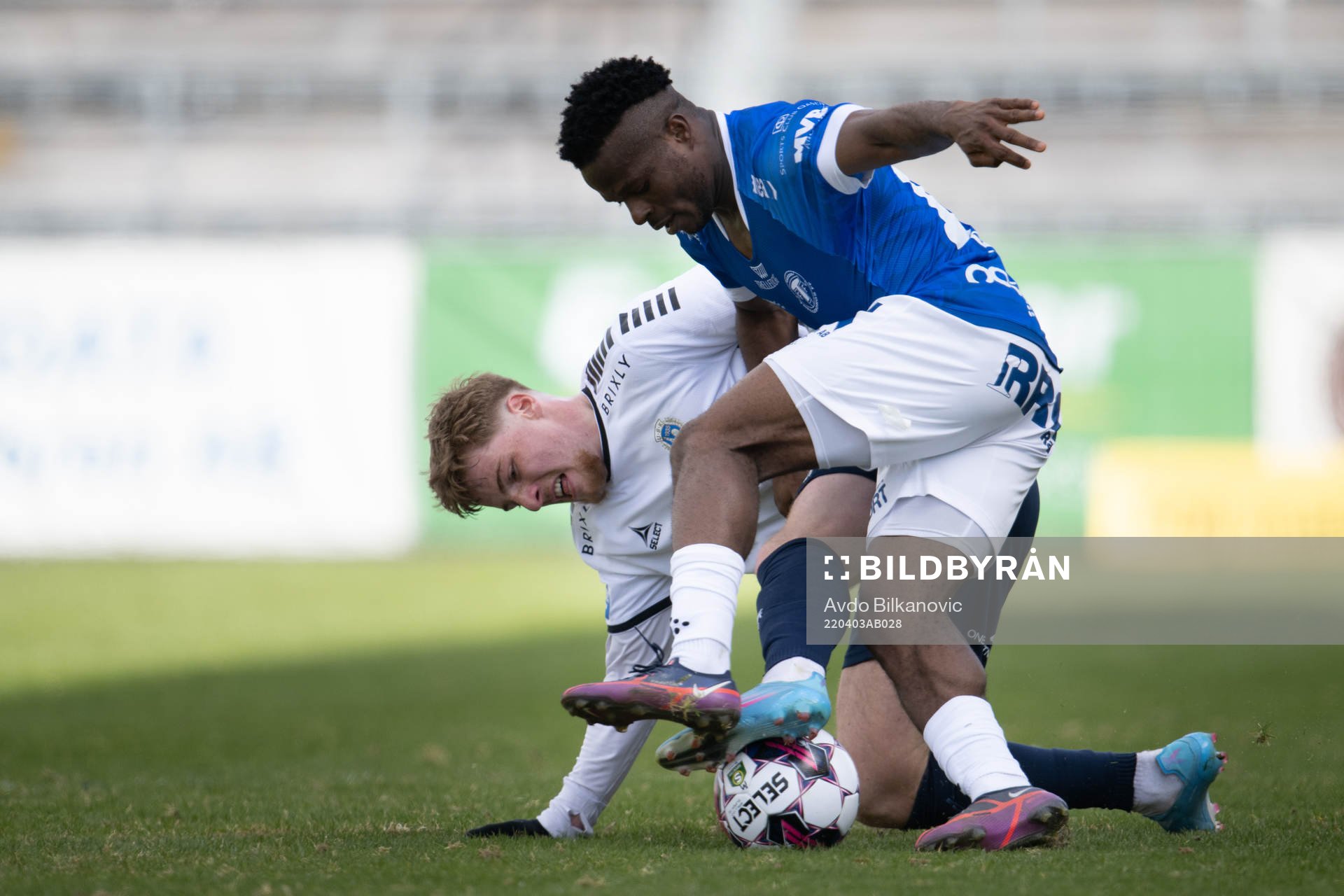 Trelleborgs Henry Offia och Utsiktens Markus Björkqvist