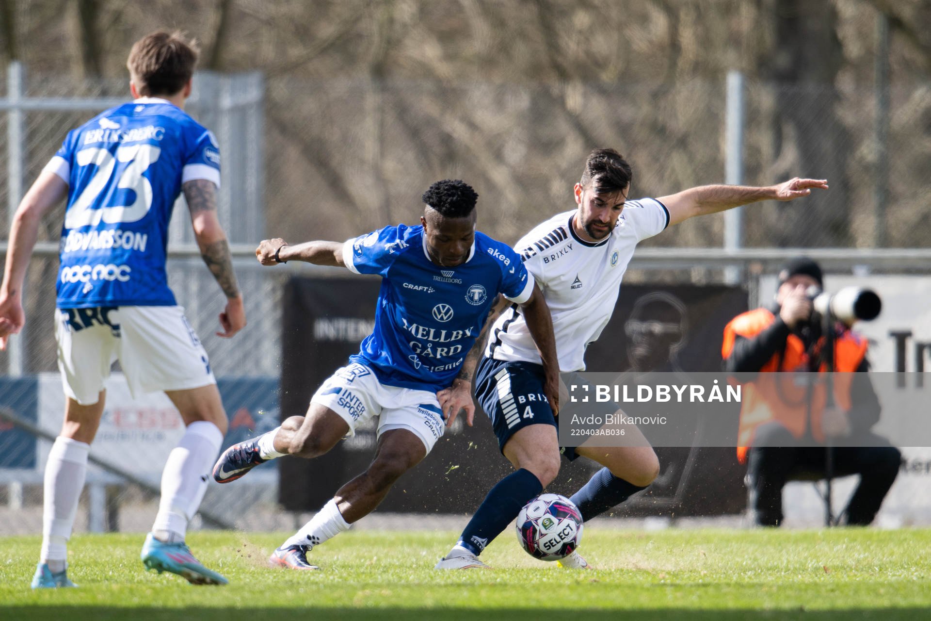 Trelleborgs Henry Offia och Utsiktens Allan Mohideen