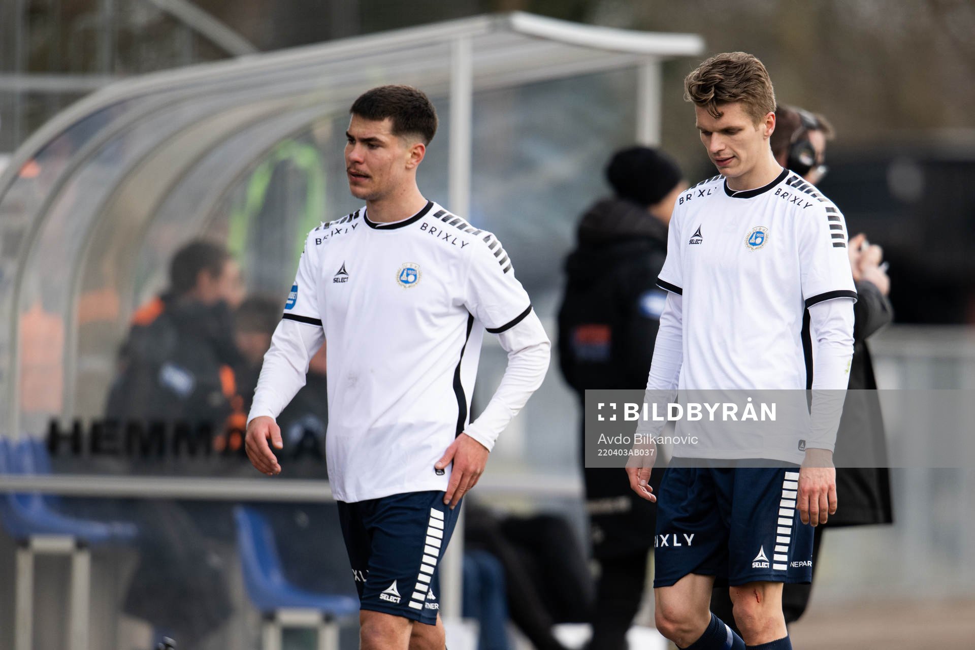 Utsiktens William Milovanovic och Lucas Hedlund deppar