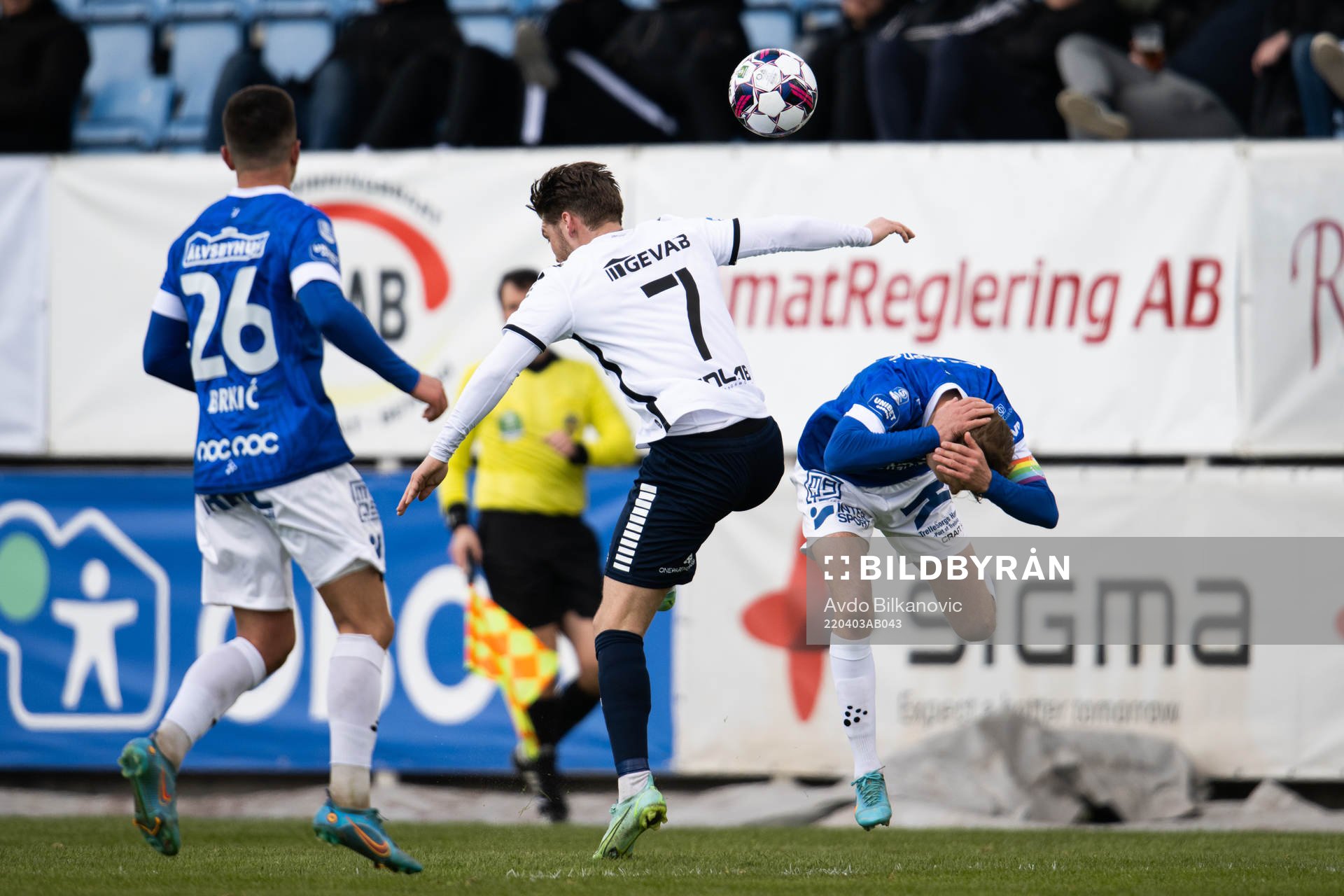 Trelleborgs Johan Blomberg och Utsiktens Karl Bohm