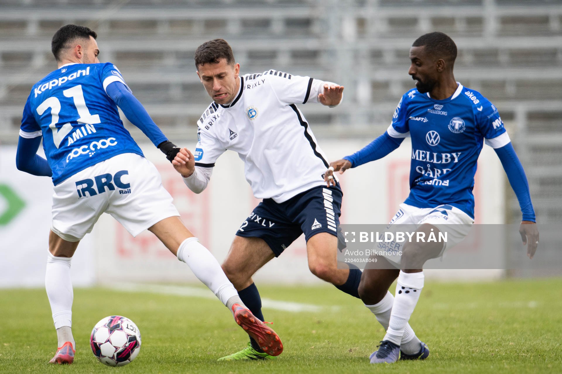 Trelleborgs Simon Amin och Mohammed Saeid  mot Utsiktens