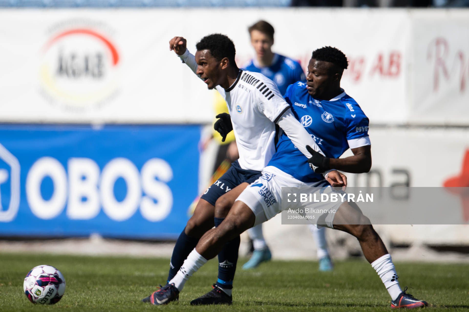 Trelleborgs Henry Offia och Utsiktens Mikael Konrads Ceïde