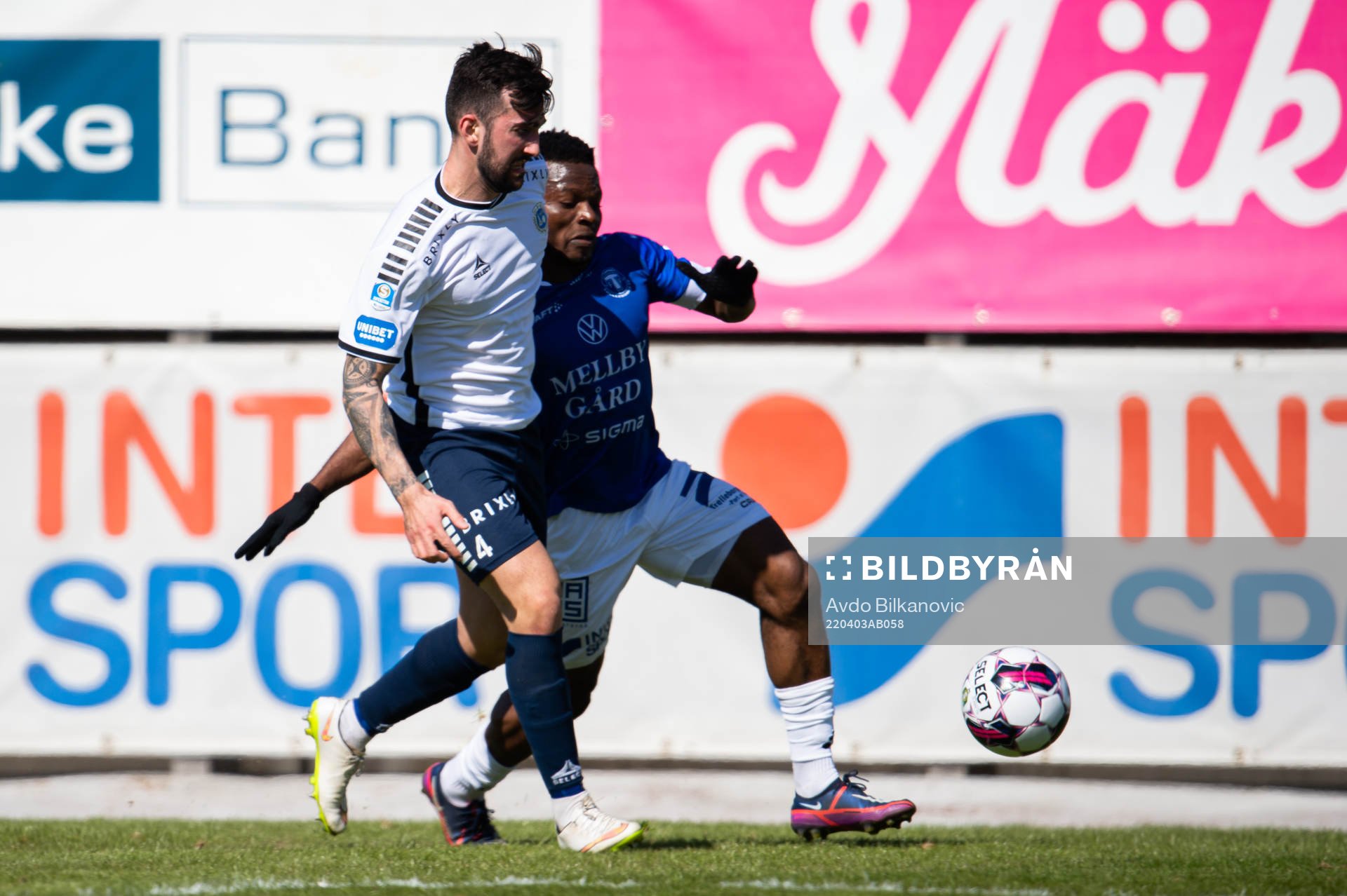 Trelleborgs Henry Offia och Utsiktens Allan Mohideen