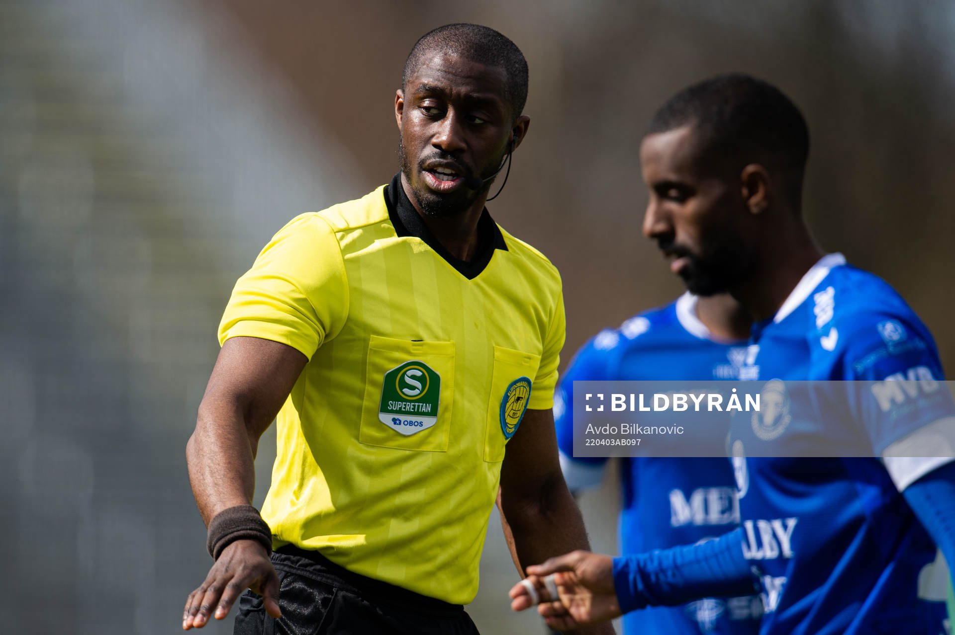 Domaren Fredrik Oppong