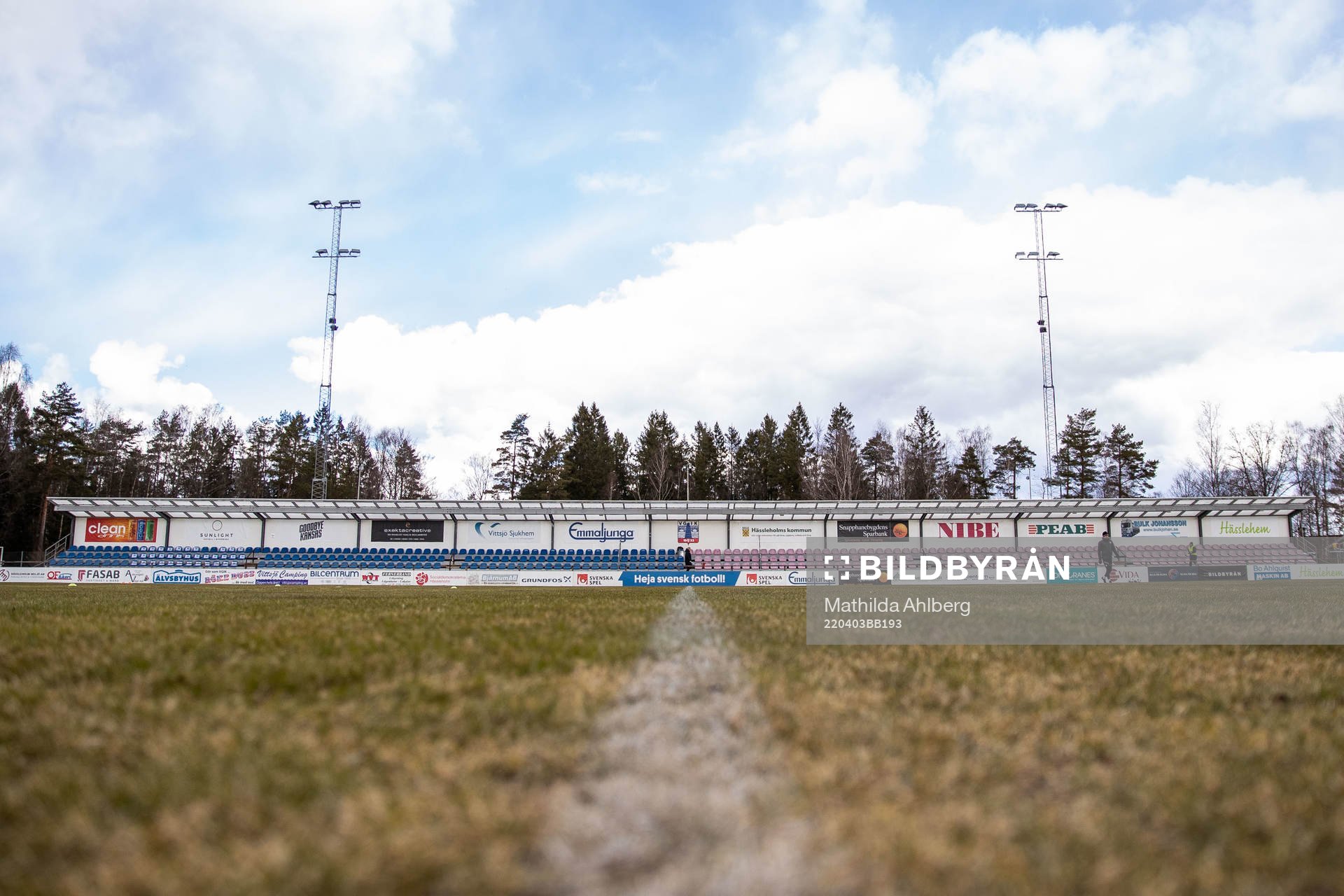 Interiöt av Vittsjö idrottspark