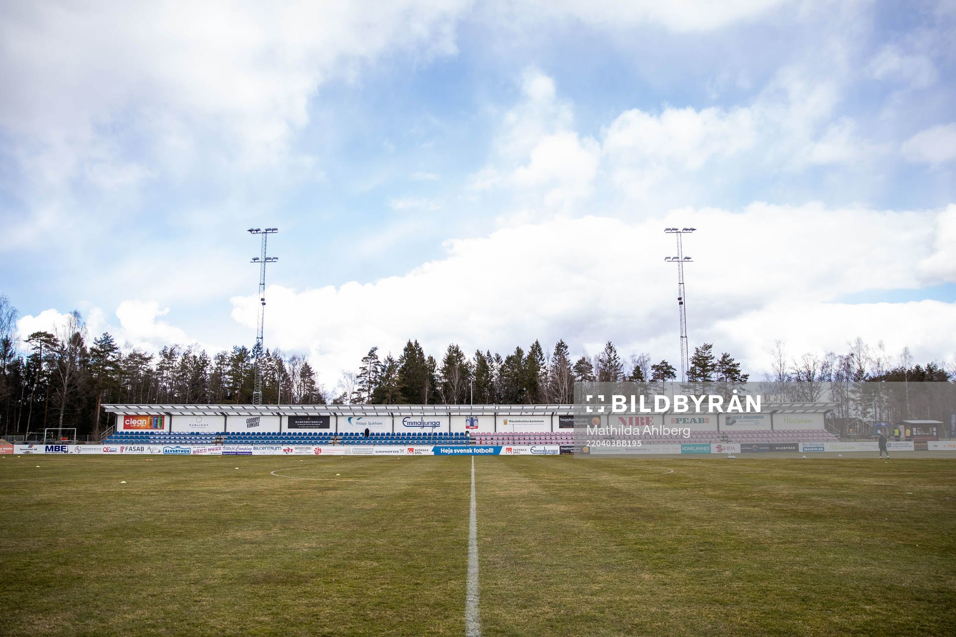 Interiöt av Vittsjö idrottspark