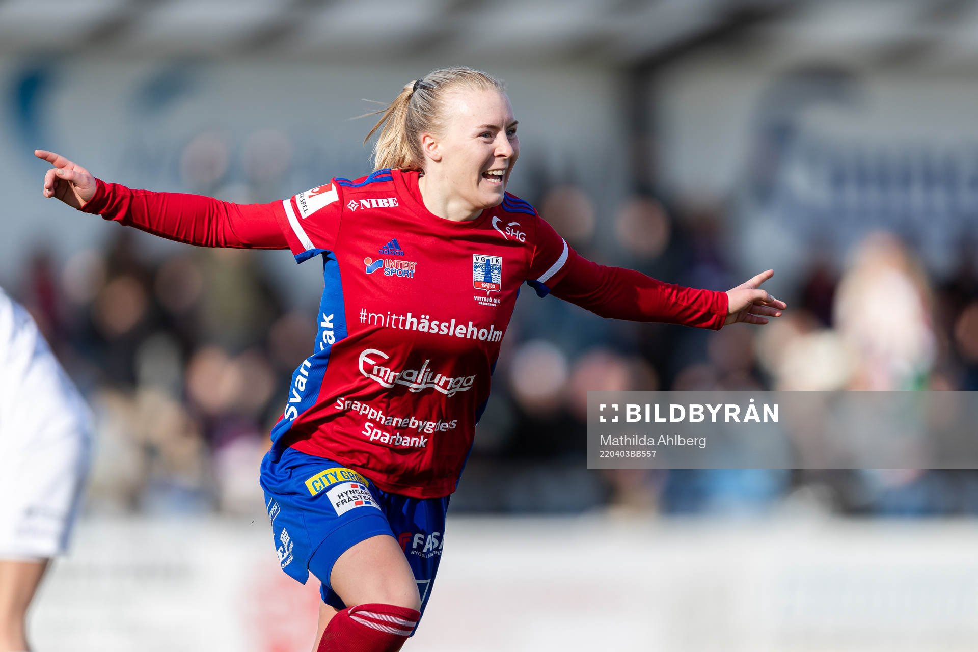 Vittsjös Jutta Rantala jublar