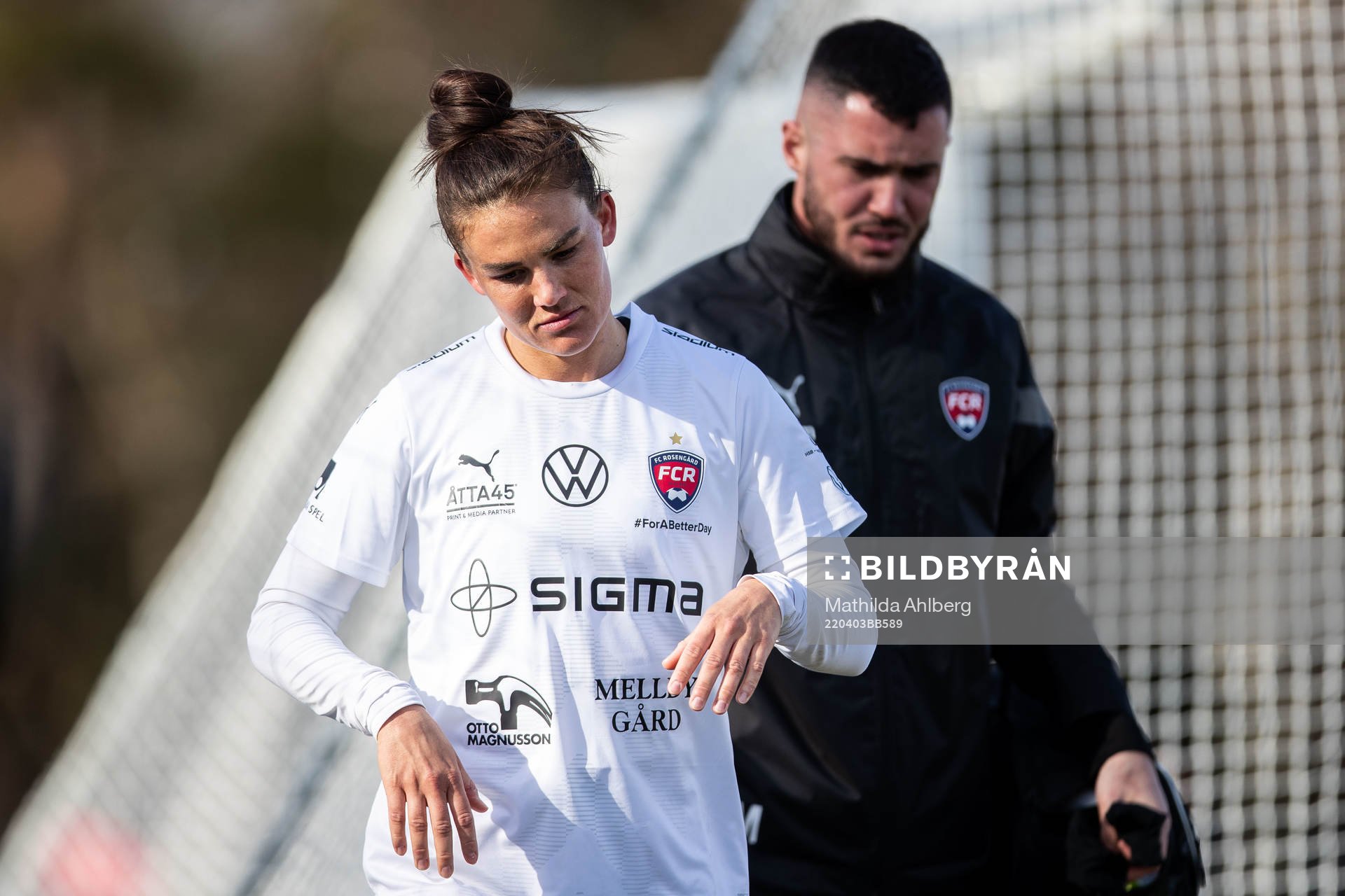 Rosengårds Katrine Veje har ont