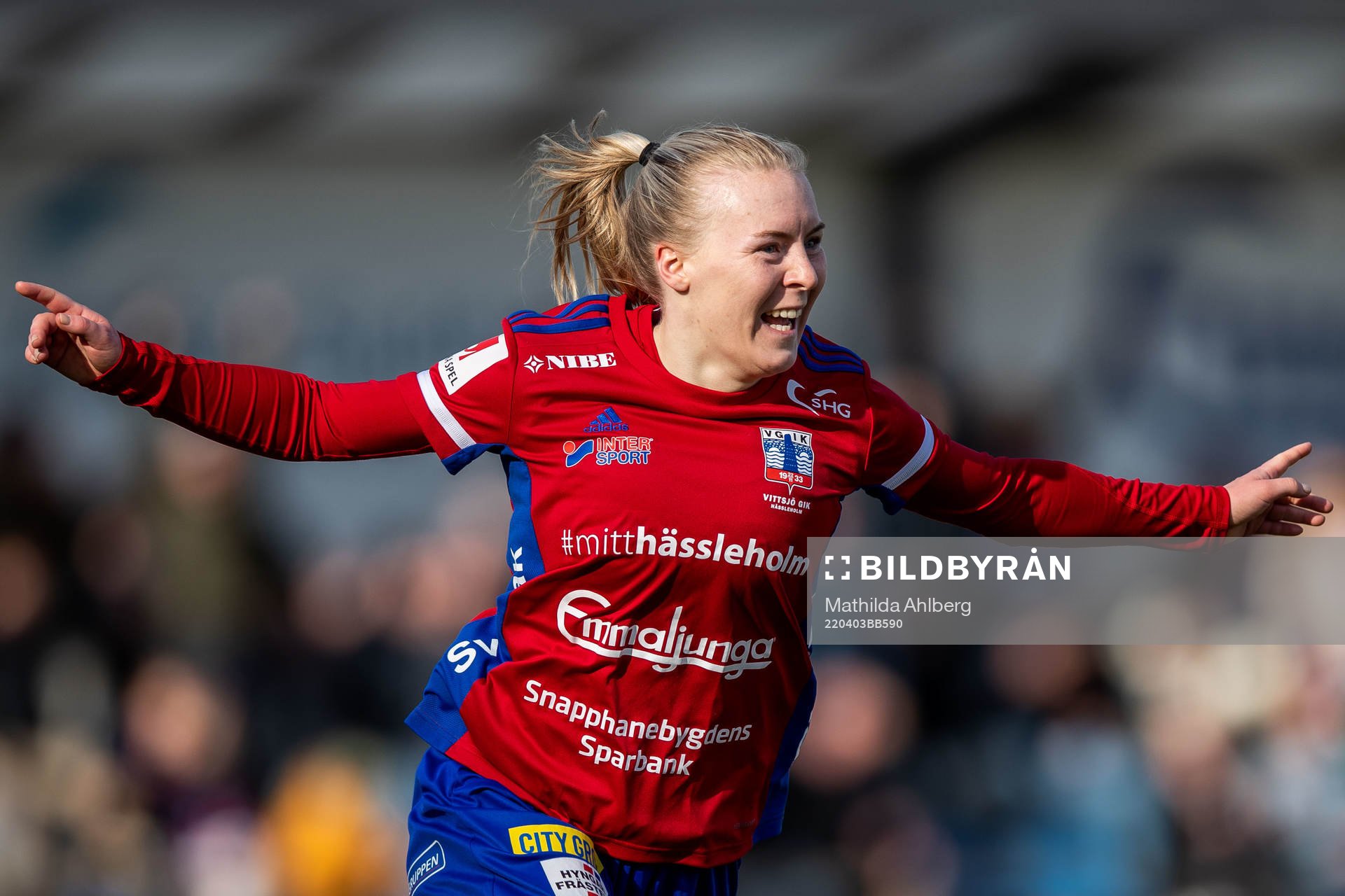 Vittsjös Jutta Rantala jublar