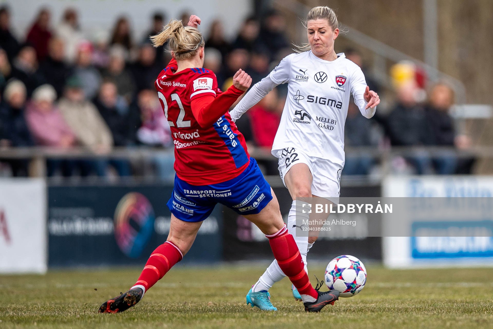 Vittsjös Sandra Adolfsson och Rosengårds Olivia Schough