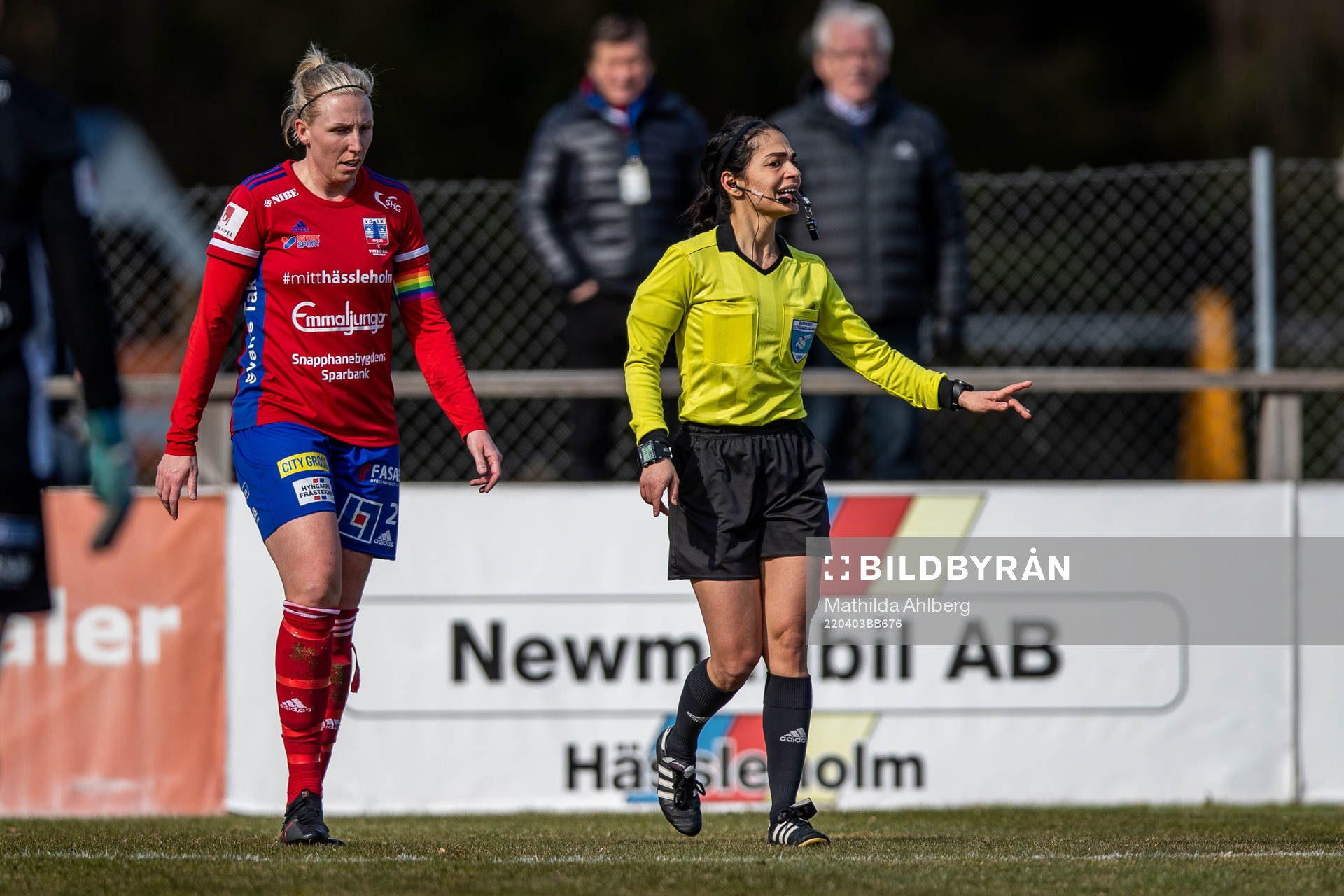 Vittsjös Sandra Adolfsson och domare Maral Mirzai Beni