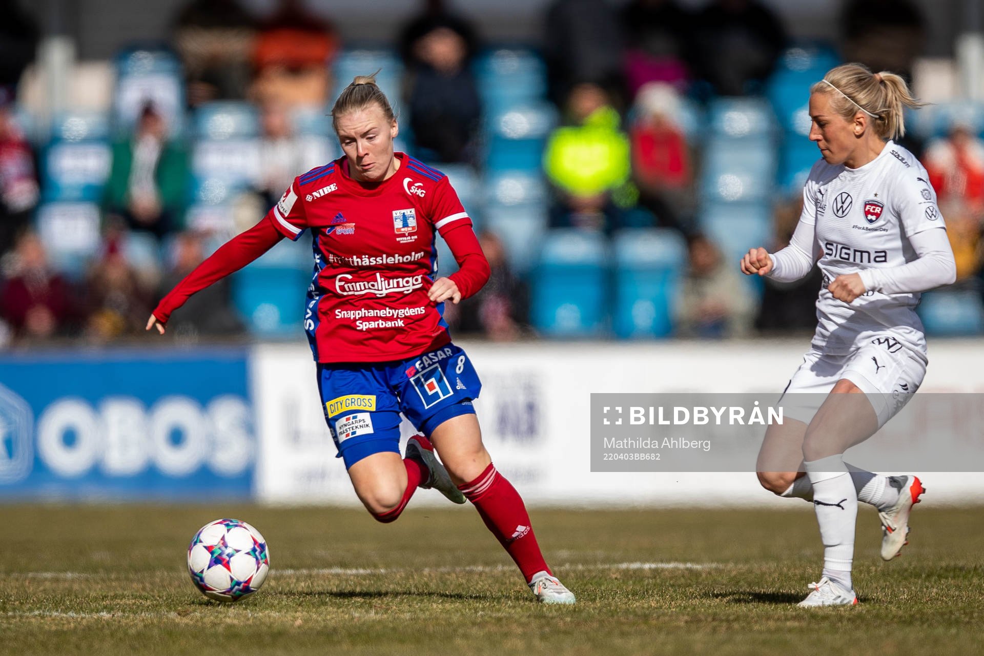 Vittsjös Jutta Rantala och Rosengårds Mia Persson