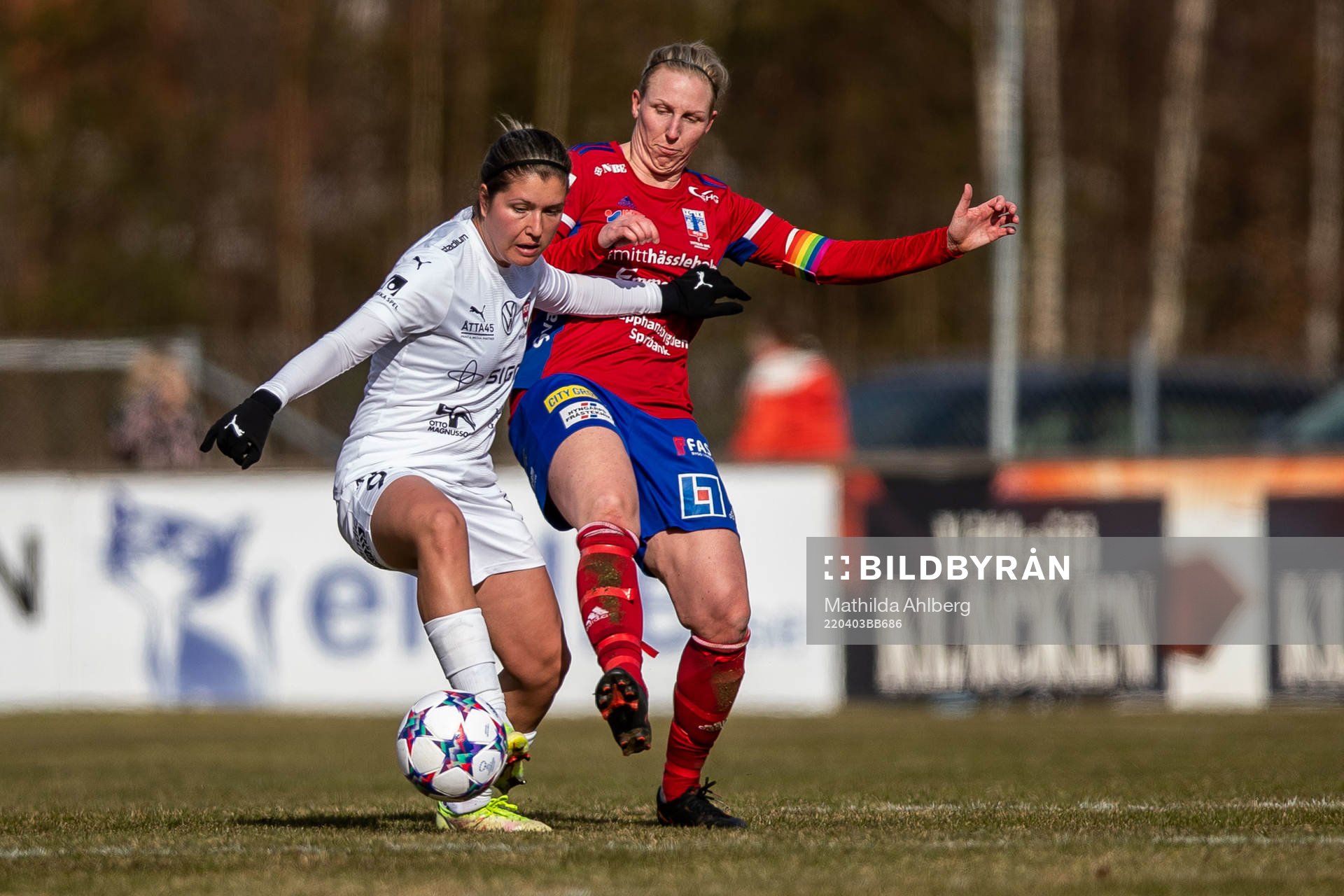 Rosengårds Loreta Kullashi och Vittsjös Sandra Adolfsson