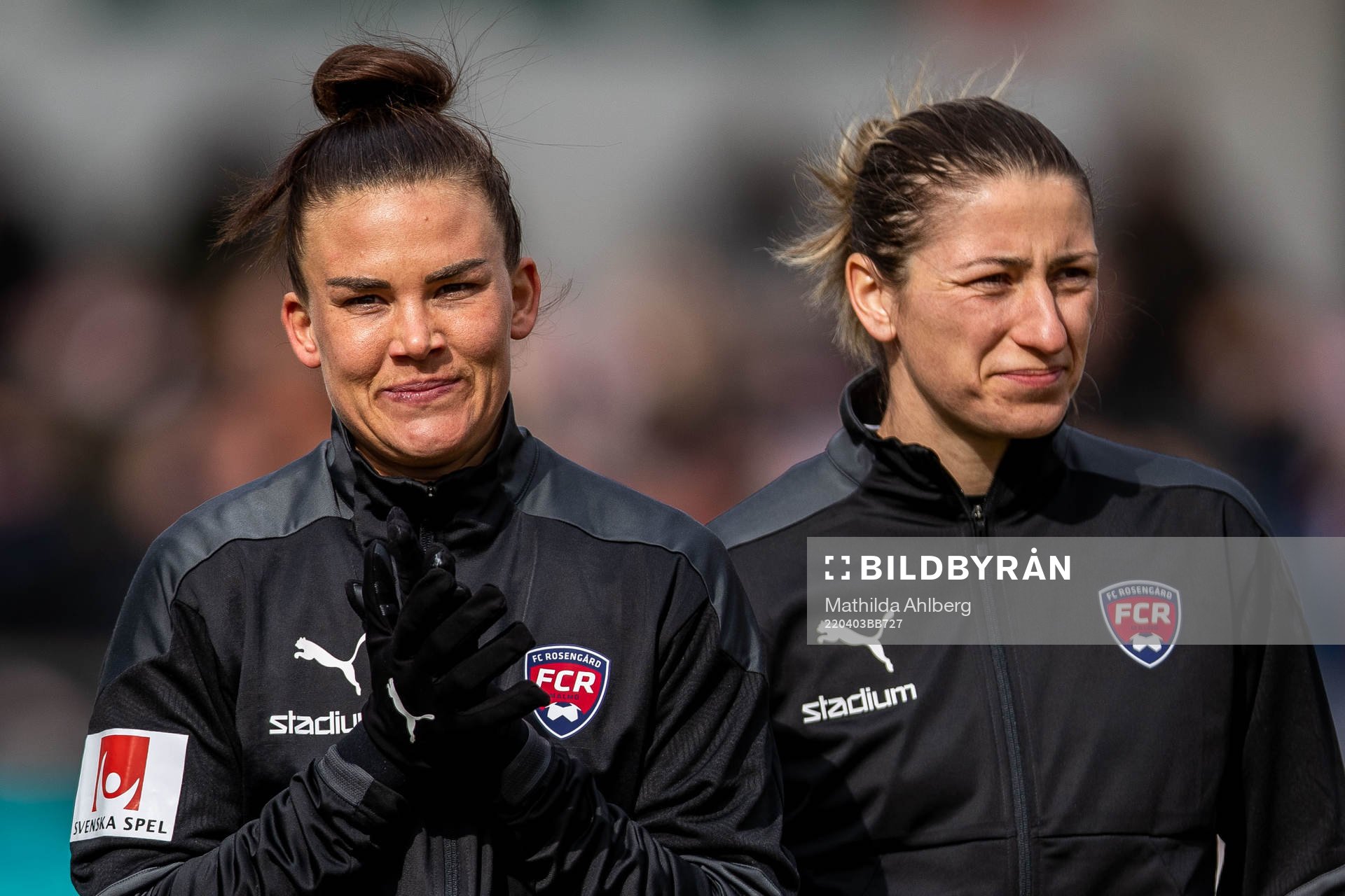 Rosengårds Katrine Veje och Bianca Schmidt