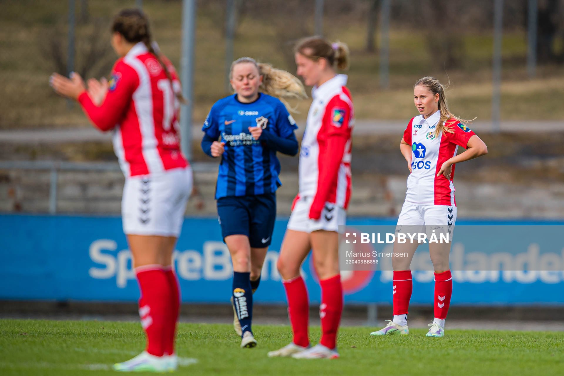 Maria Fink of Lyn looks dejected