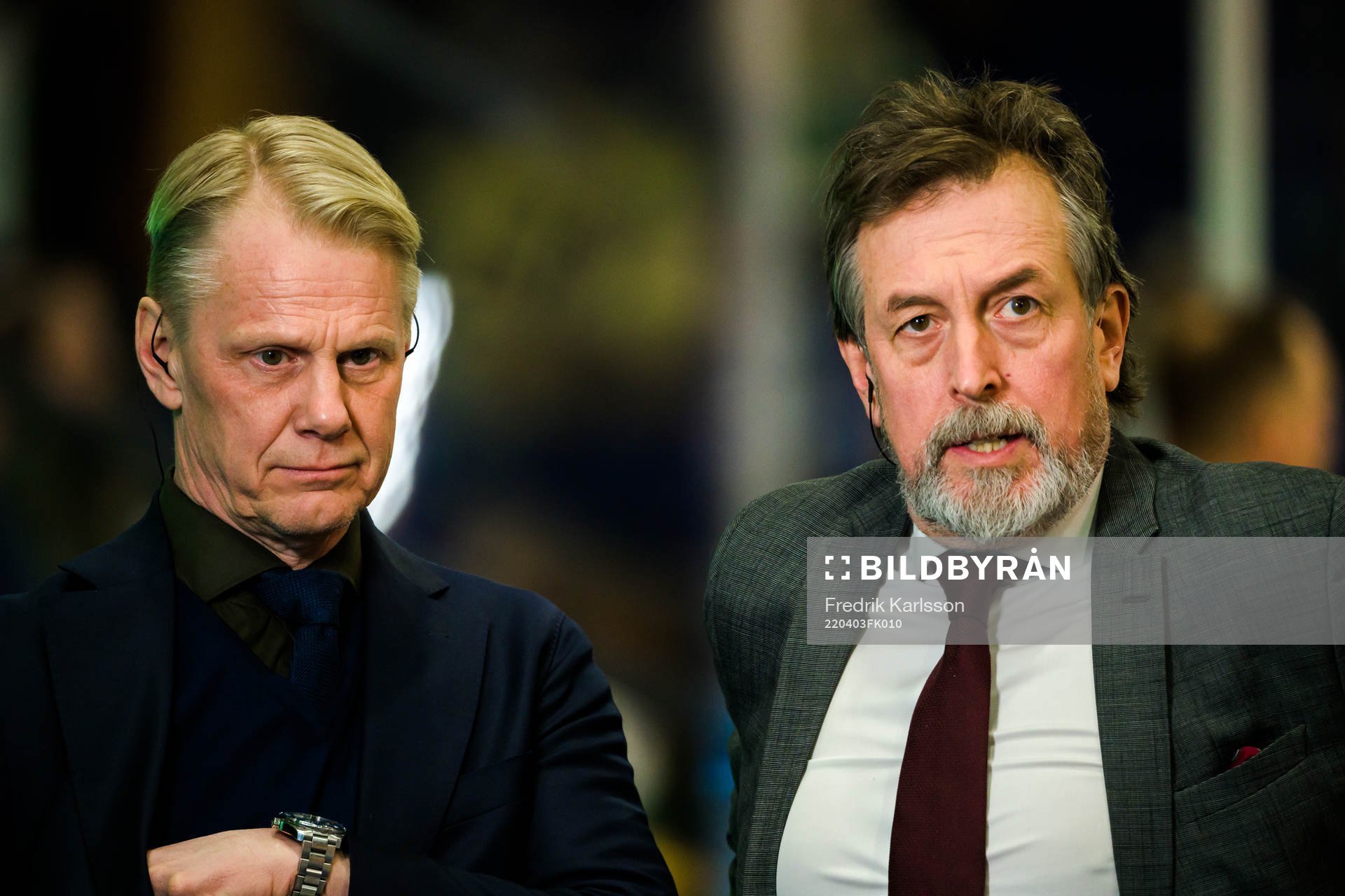 C Mores kommentator Niklas Wikegård och Åke Unger
