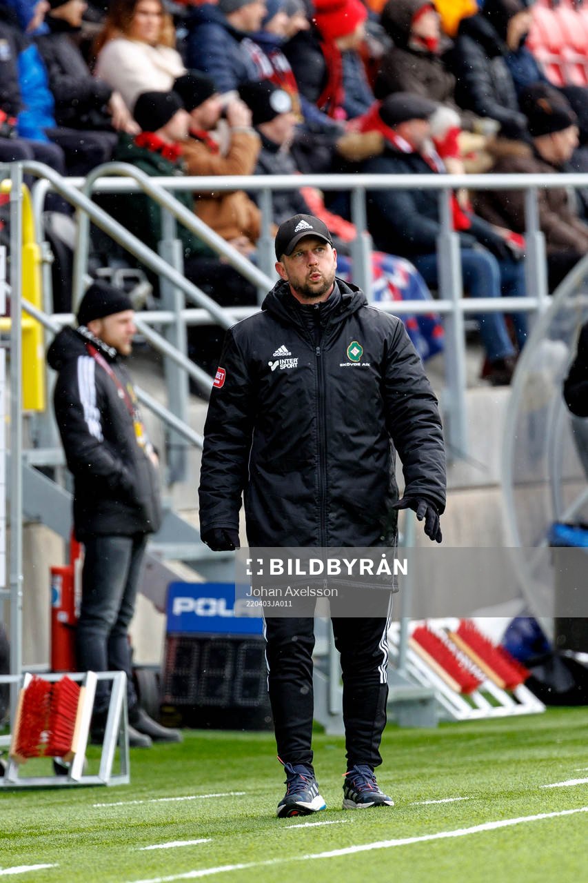 Skövdes tränare Tobias Linderoth