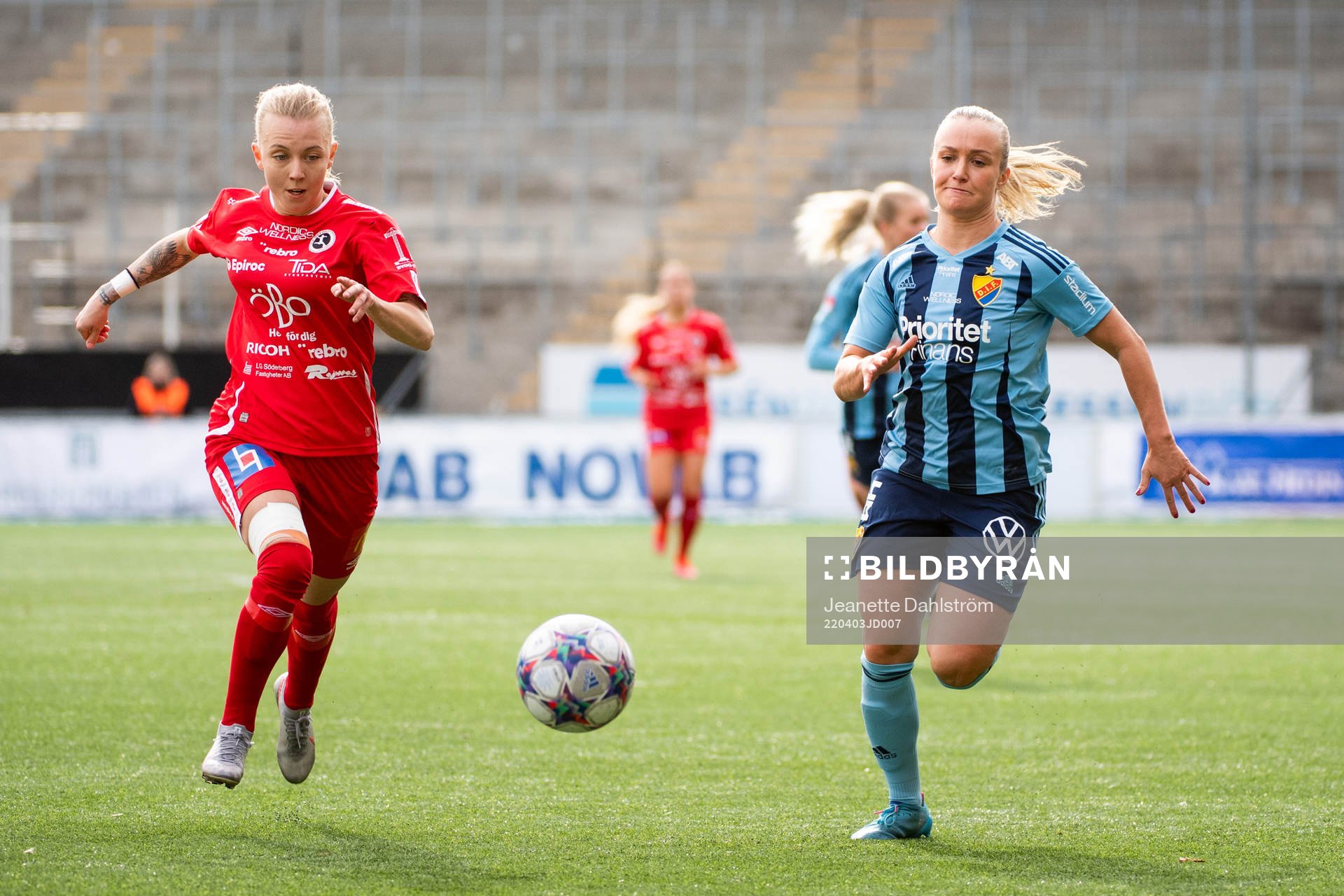 Örebros Nathalie Hoff Persson och Djurgårdens Tove