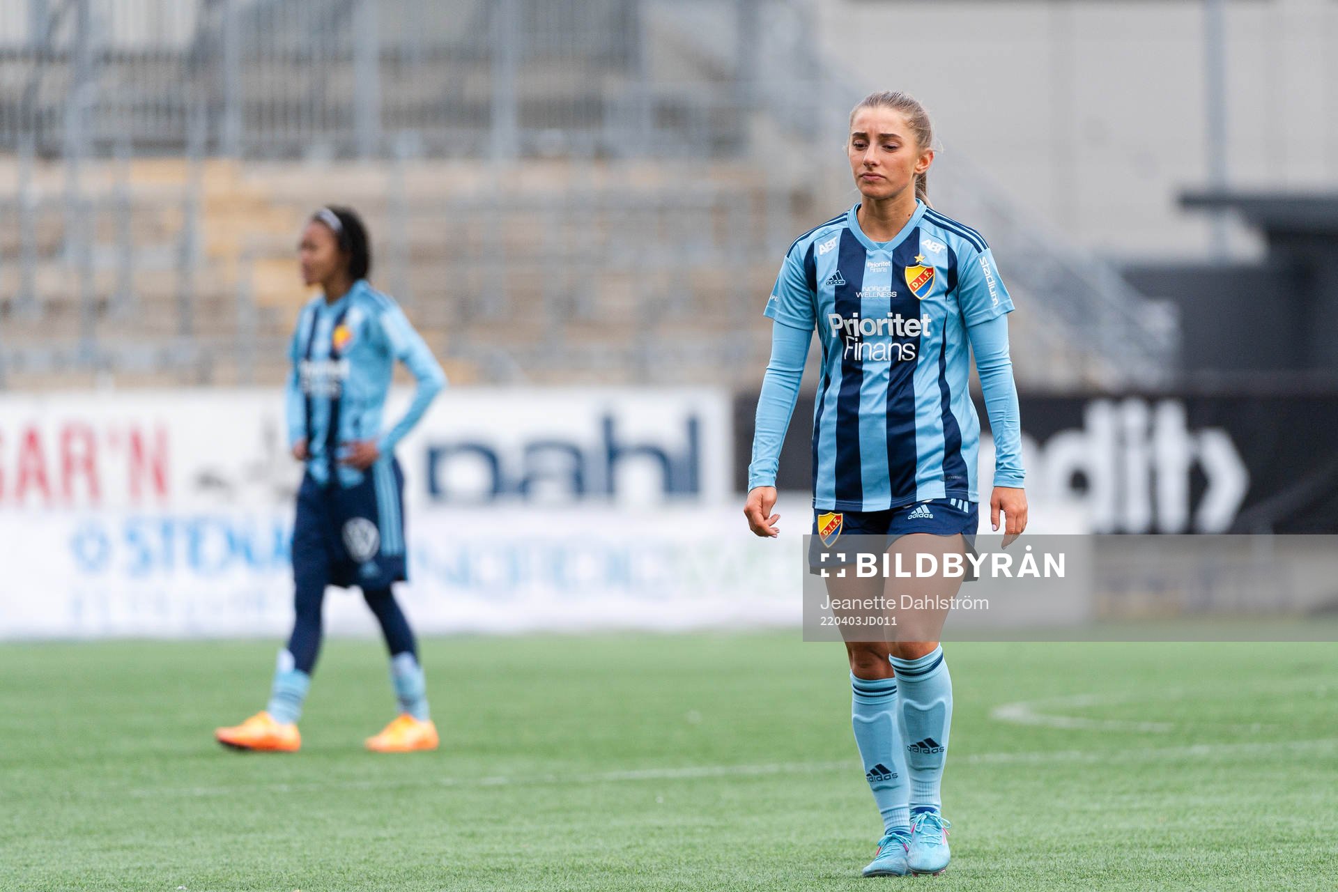 Djurgårdens Tilde Lindwall deppar