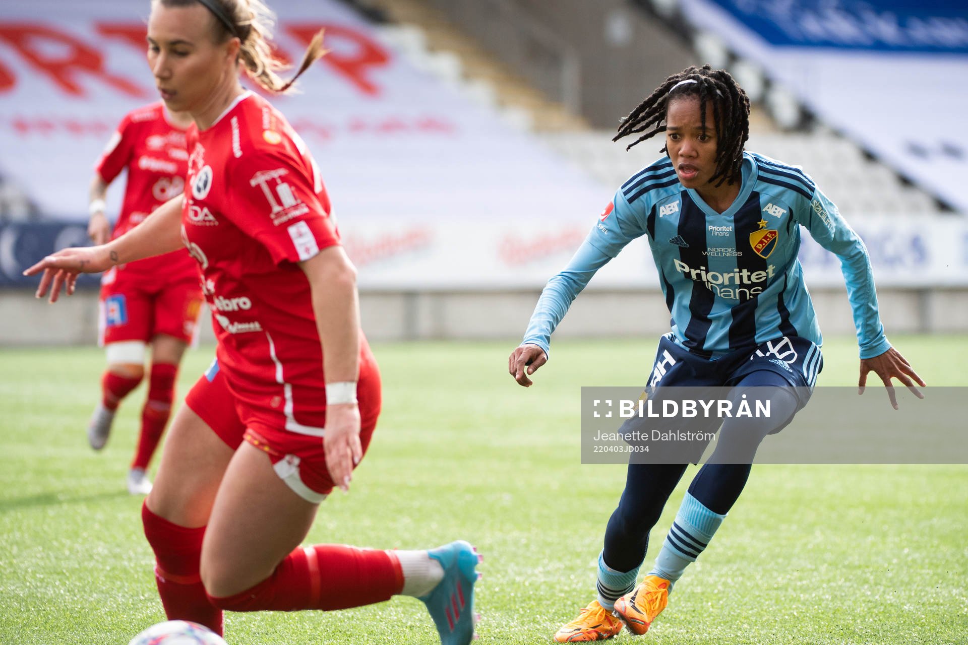 Djurgårdens Linda Maserame Motlhalo i
