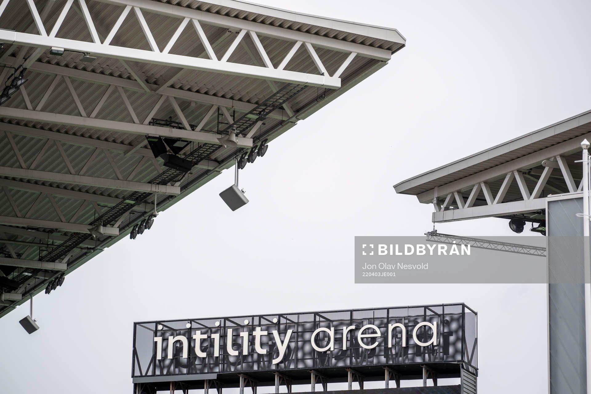 General exterior view of Intility Arena