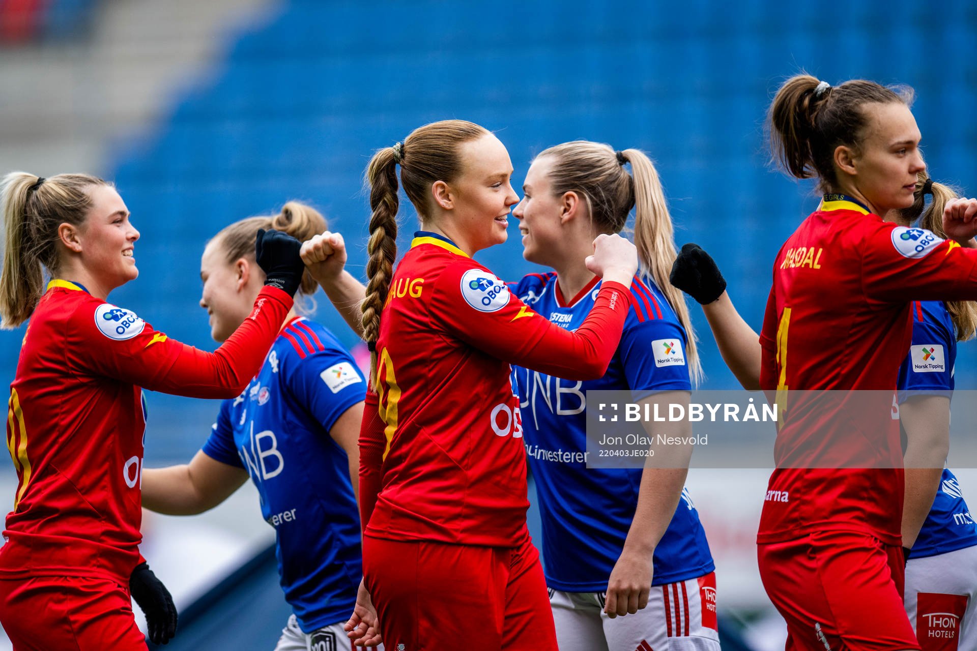 Birgitte Bjørlykhaug of Røa ahead of the Toppserien match between Vålerenga and Røa on April 3, 2022 in Oslo. 