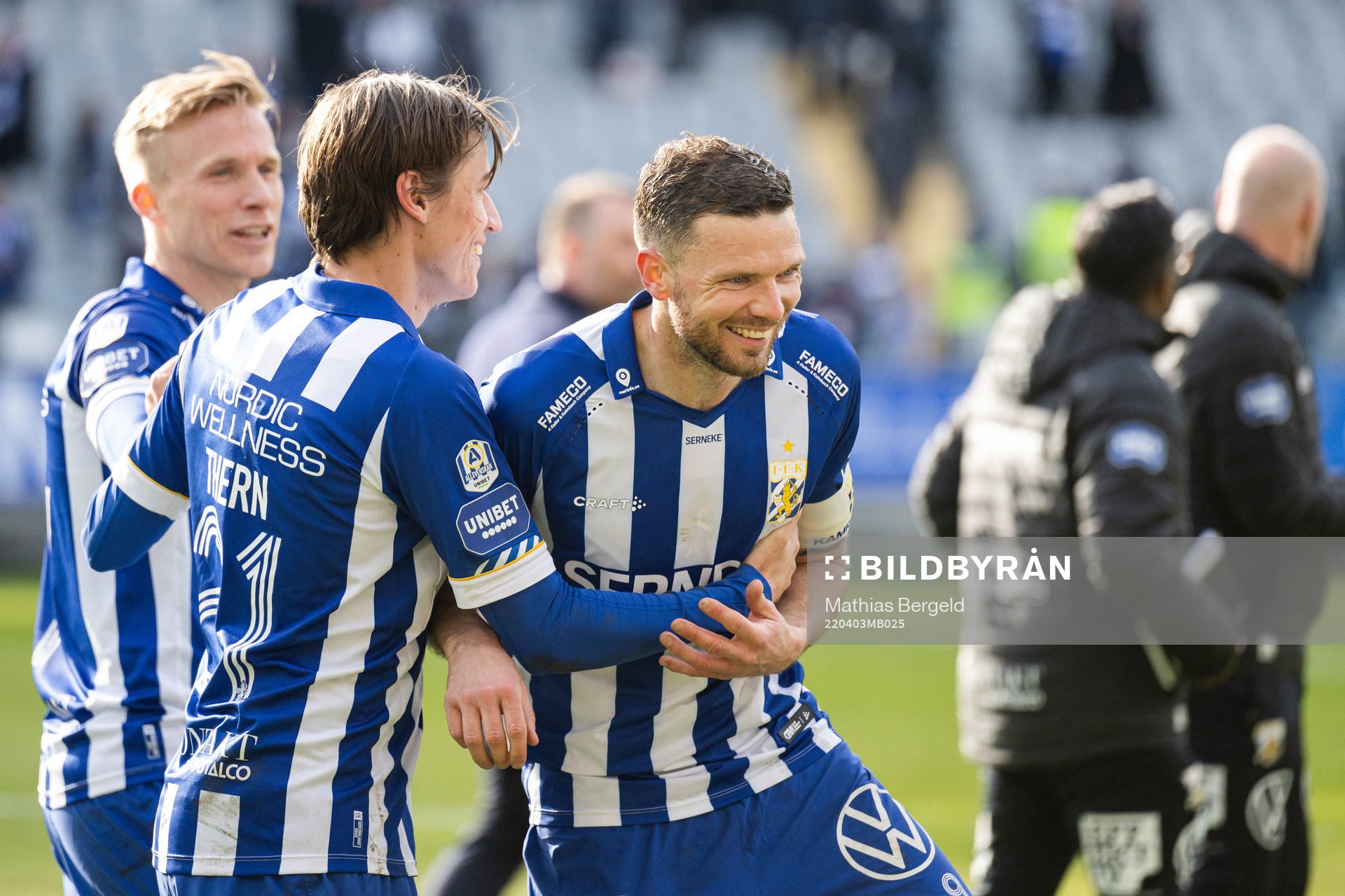 IFK Göteborgs Oscar Wendt , Simon Thern och Marcus Berg