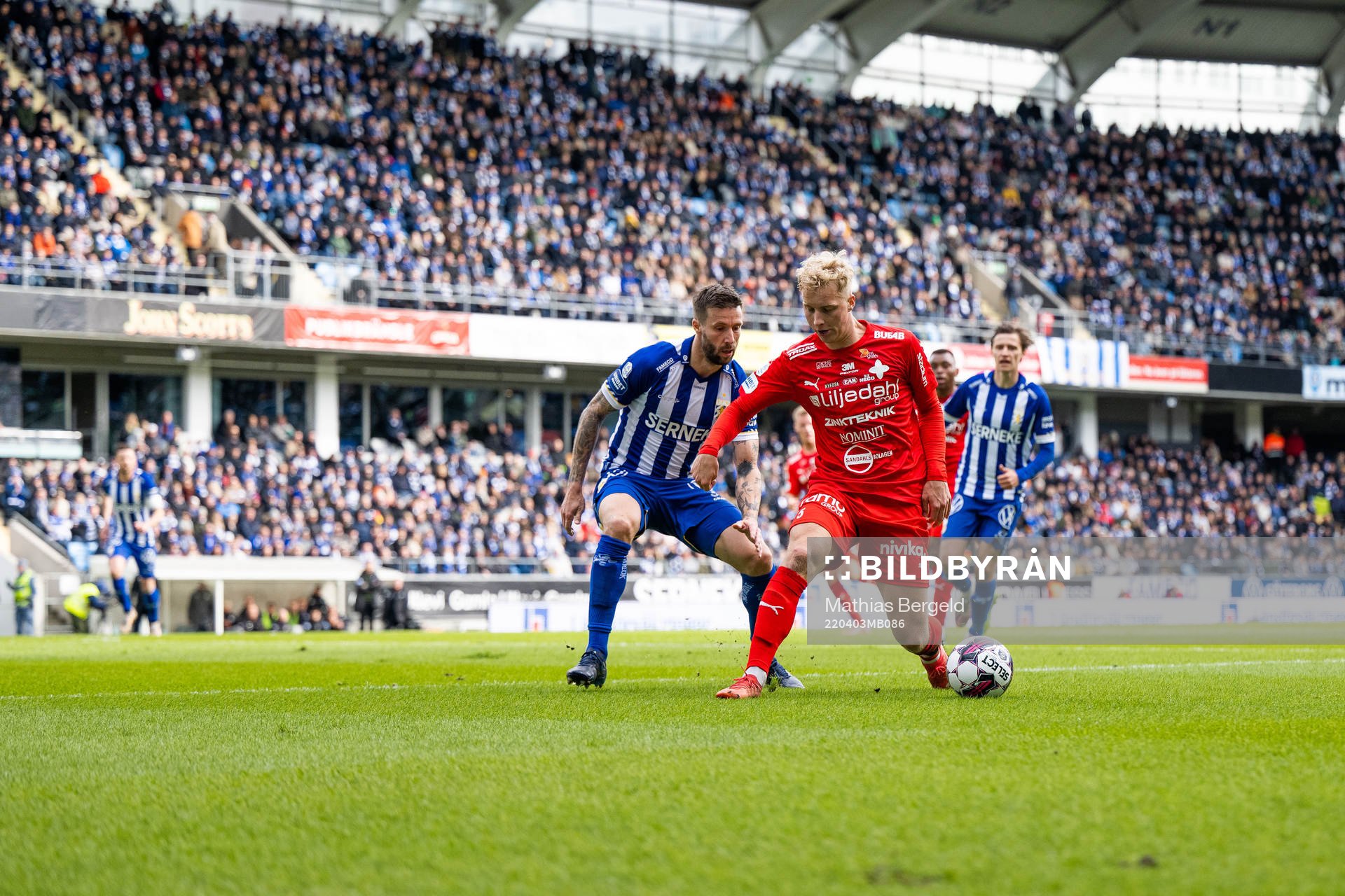 IFK Göteborgs Mattias Bjärsmyr och Värnamos Victor