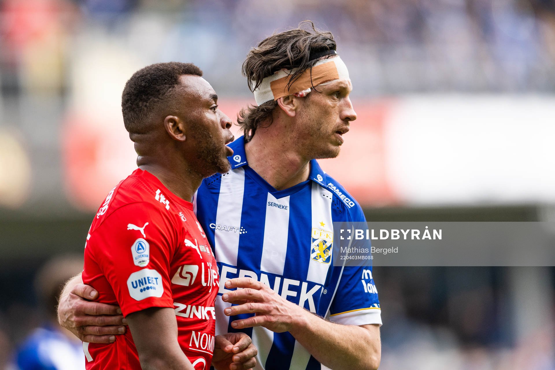 Värnamos Abdussalam Magashy och IFK Göteborgs Gustav