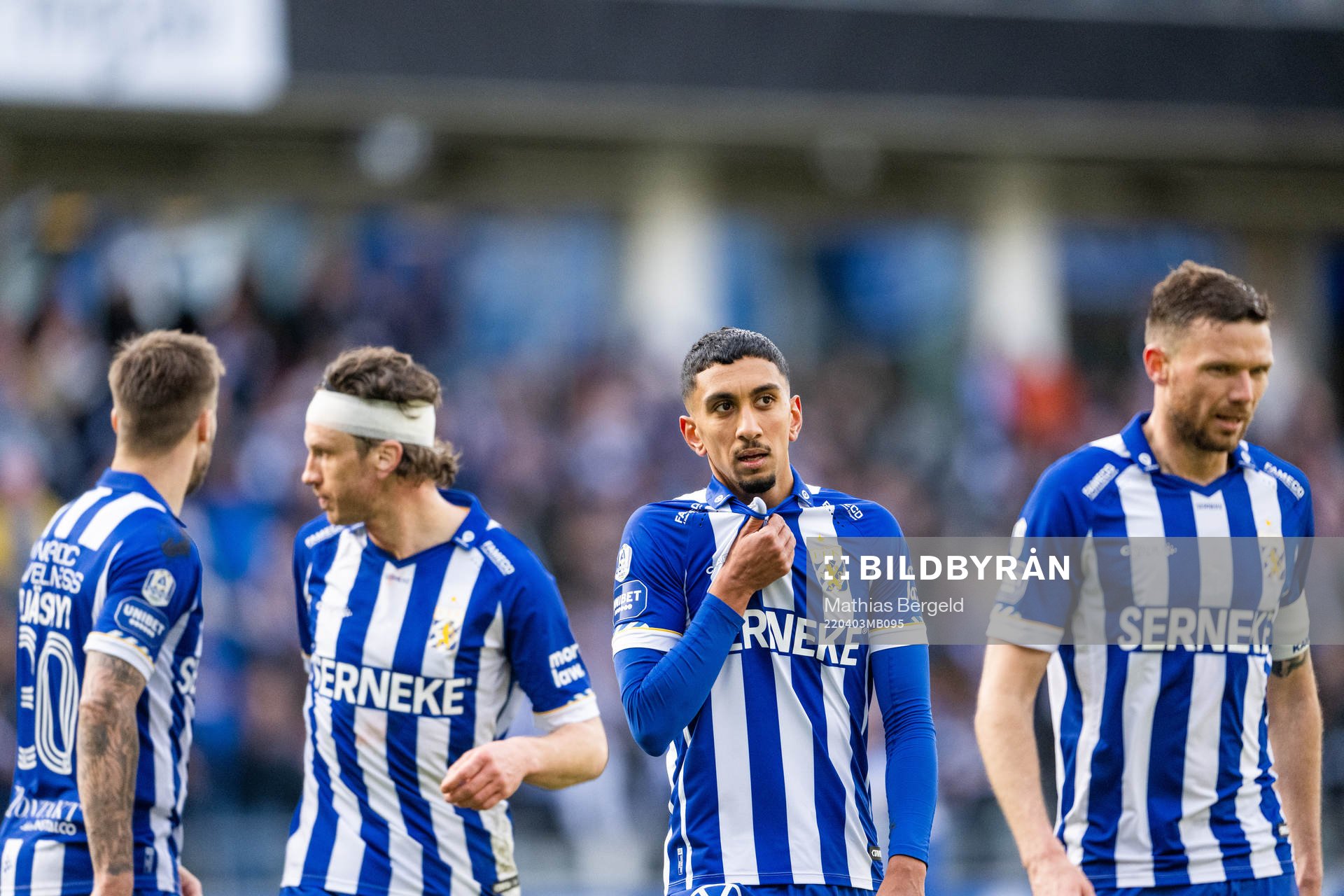 IFK Göteborgs Gustav Svensson, Amir Al-Ammari och Marcus