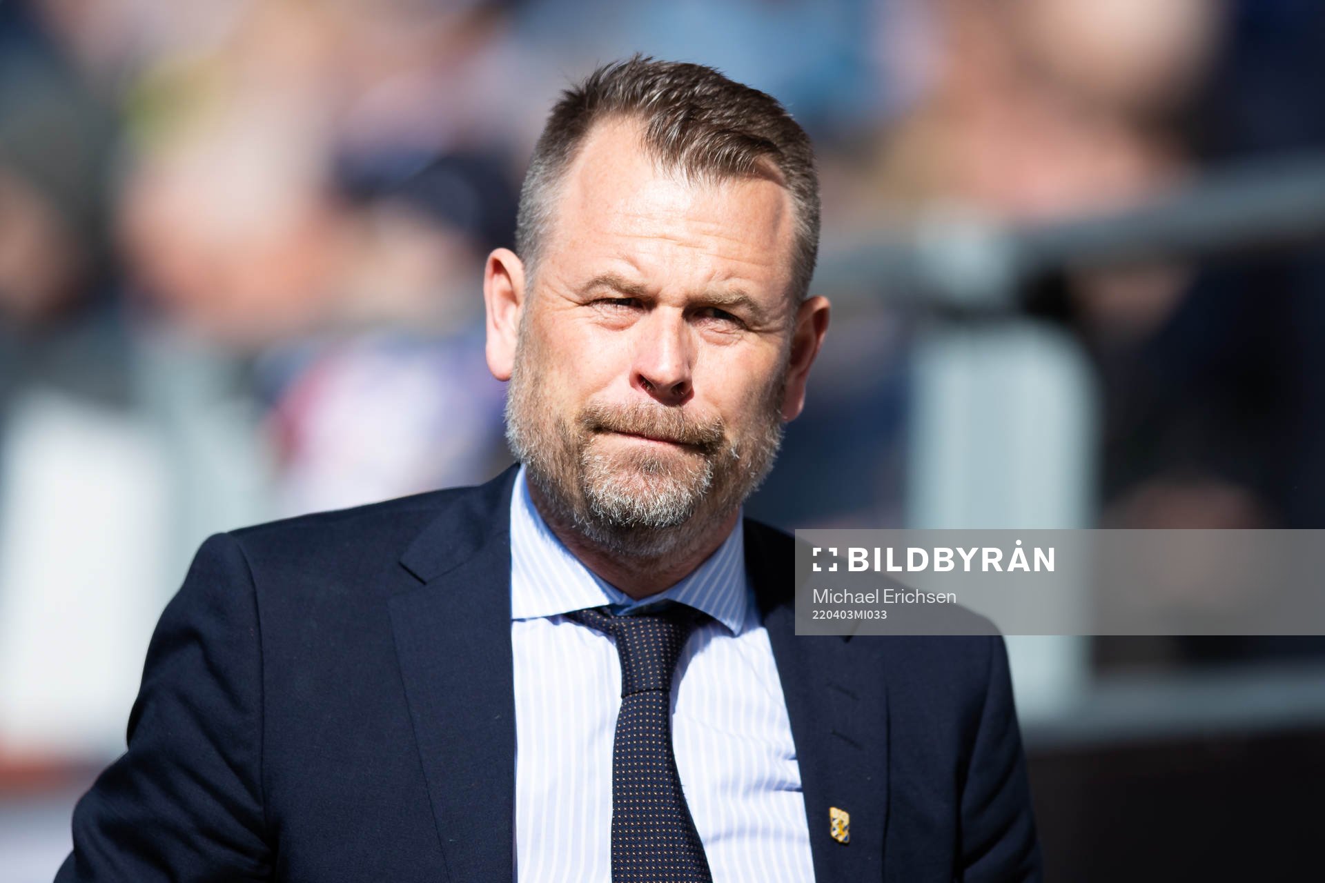 IFK Göteborgs tränare Mikael Stahre innan