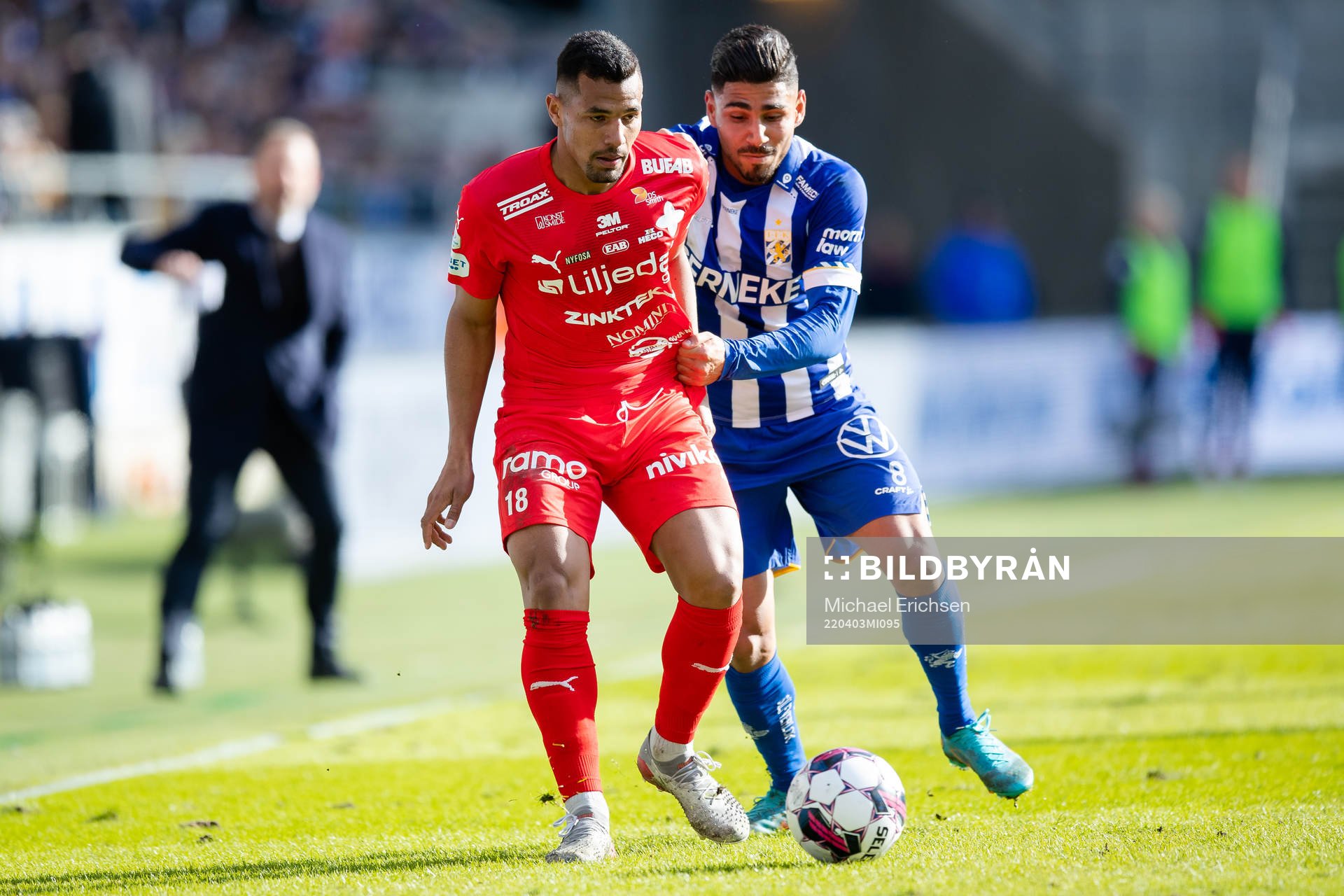 Värnamos Wenderson Oliveira do Nascimento och IFK