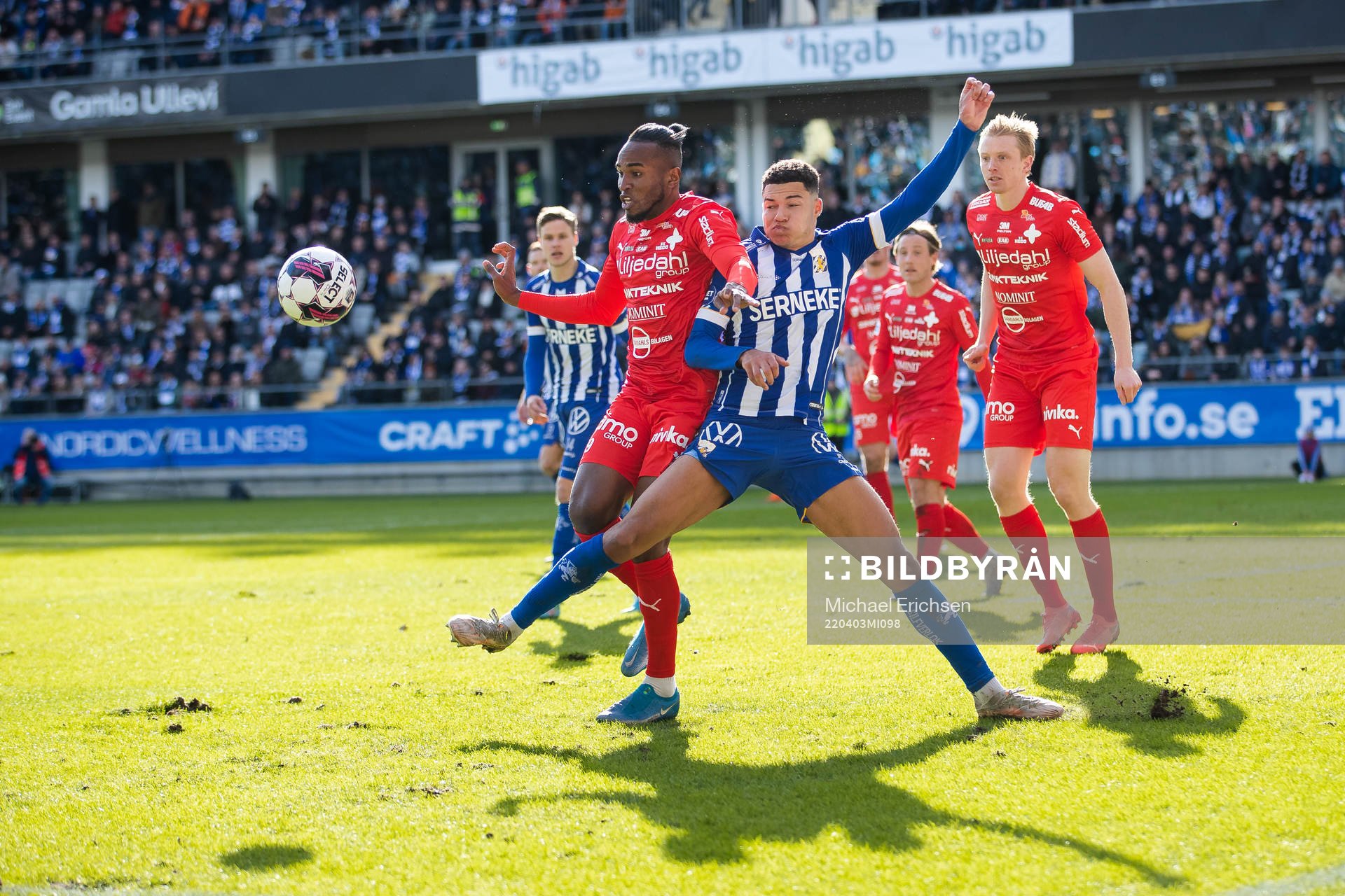 Värnamos Christian Moses och IFK Göteborgs Alexander