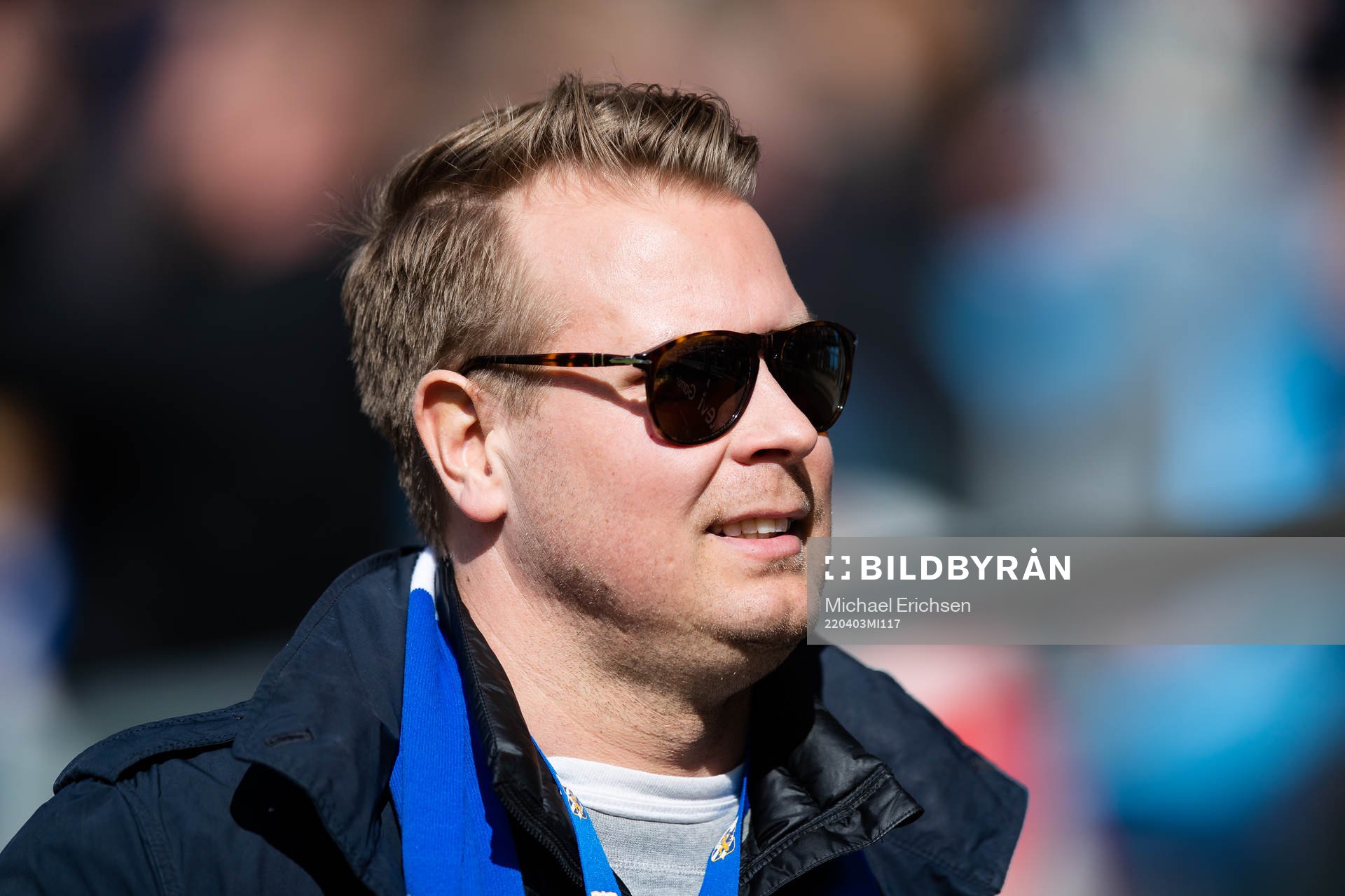 IFK Göteborgs ekonomichef Marcus Hermansson innan