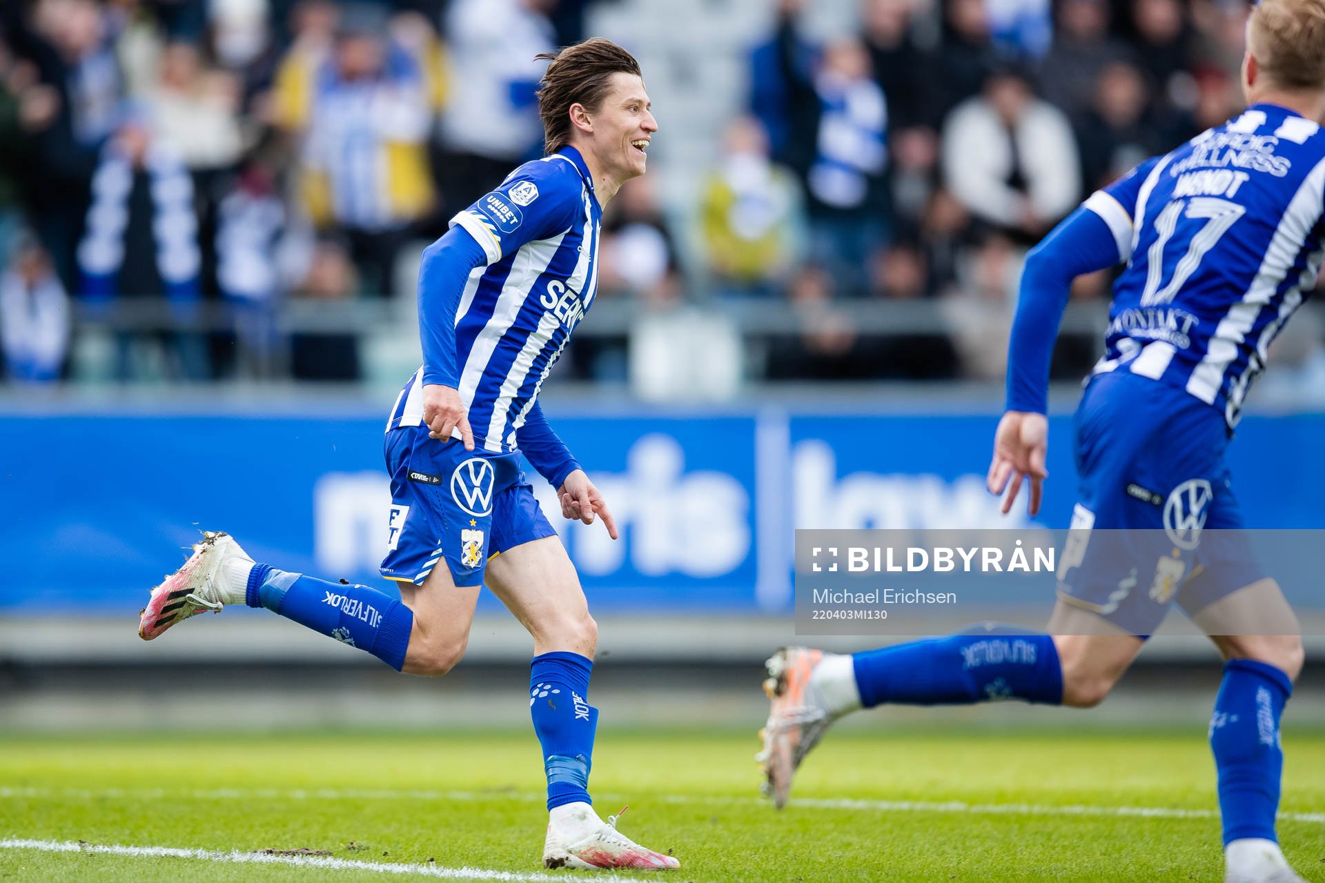 IFK Göteborgs Simon Thern jublar