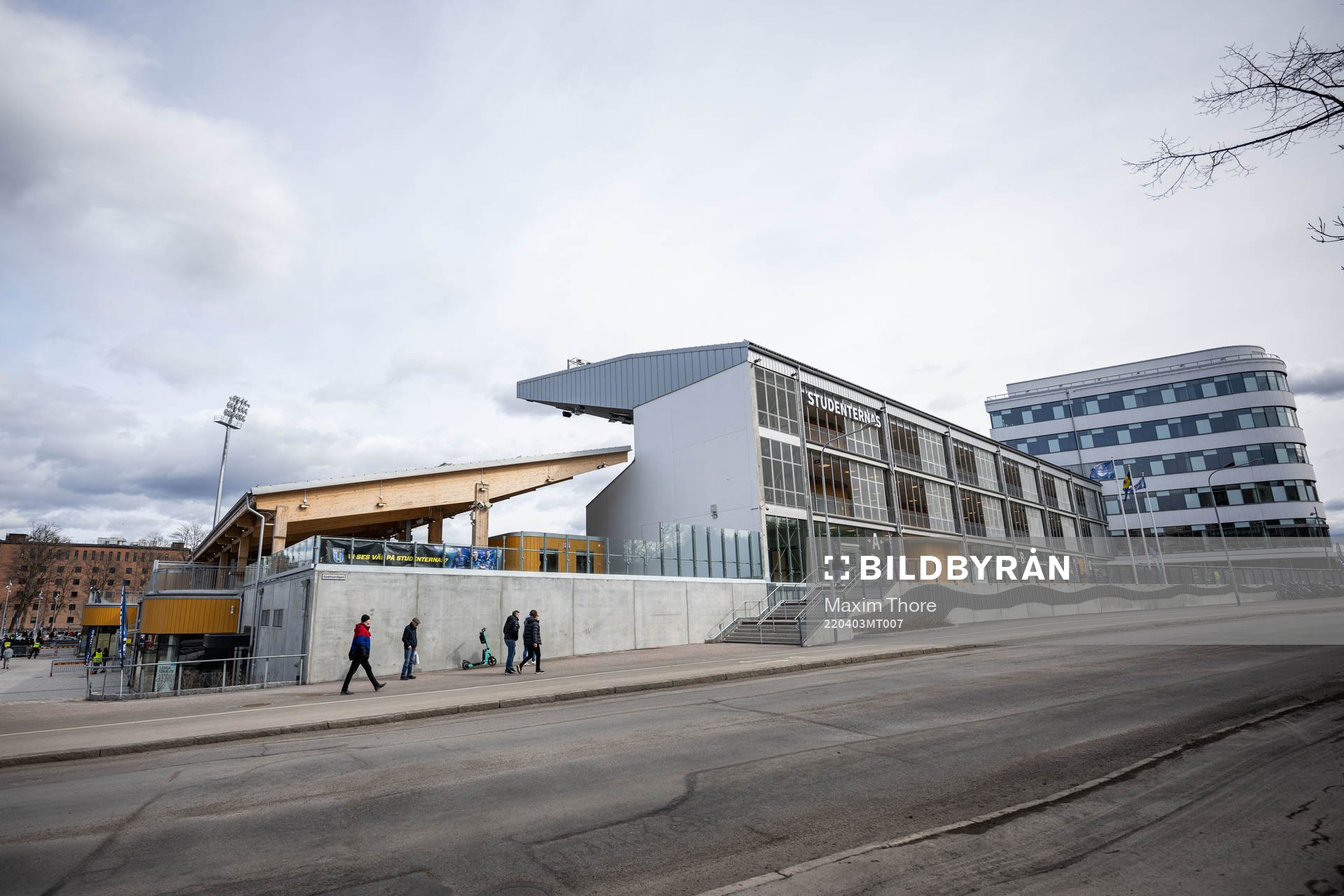 Exteriör av Studenternas IP