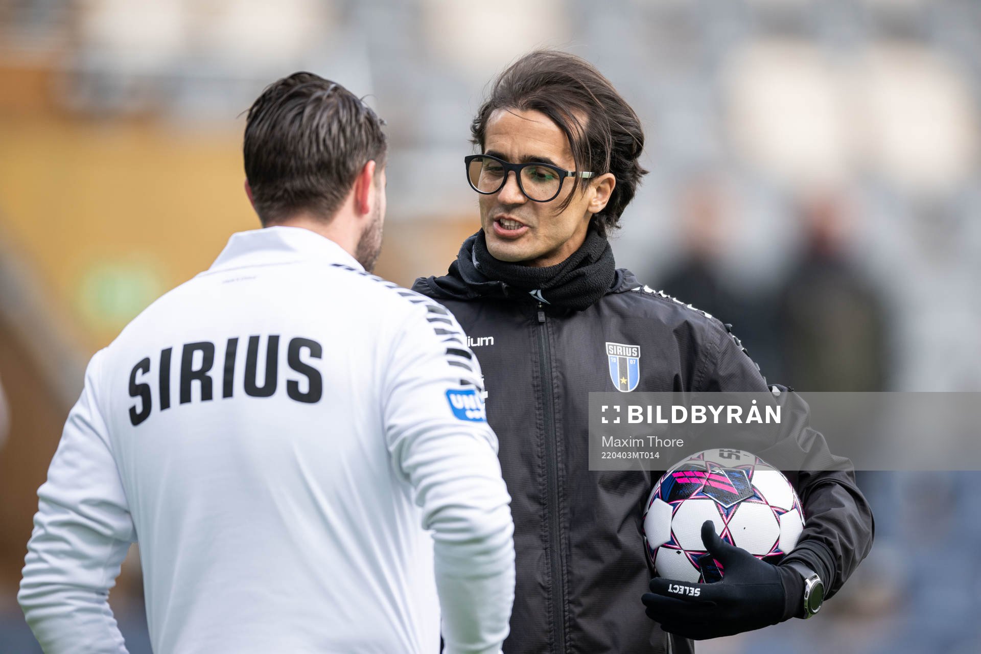 Sirius målvakt Tommi Vaiho och målvaktstränare Karim