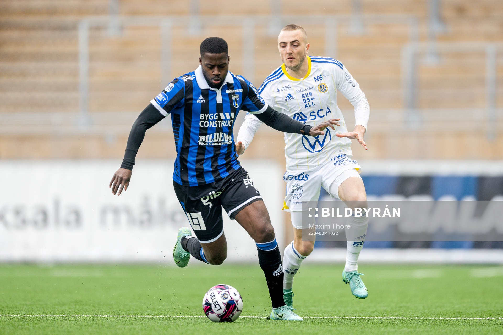 Sirius Isak Ssali Ssewankambo och Sundsvalls Dennis Olsson