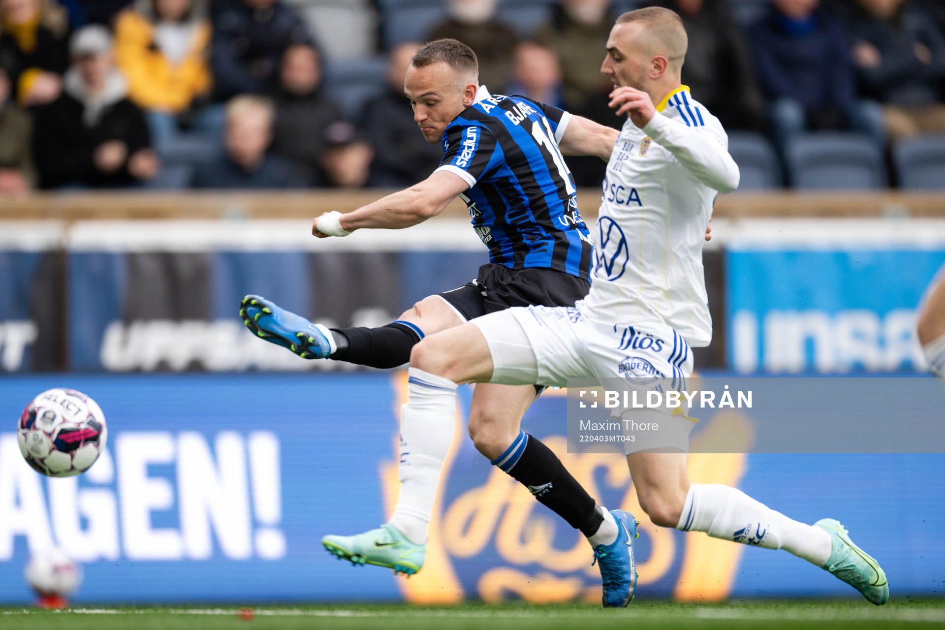 Sirius Aron Bjarnason gör 1-1