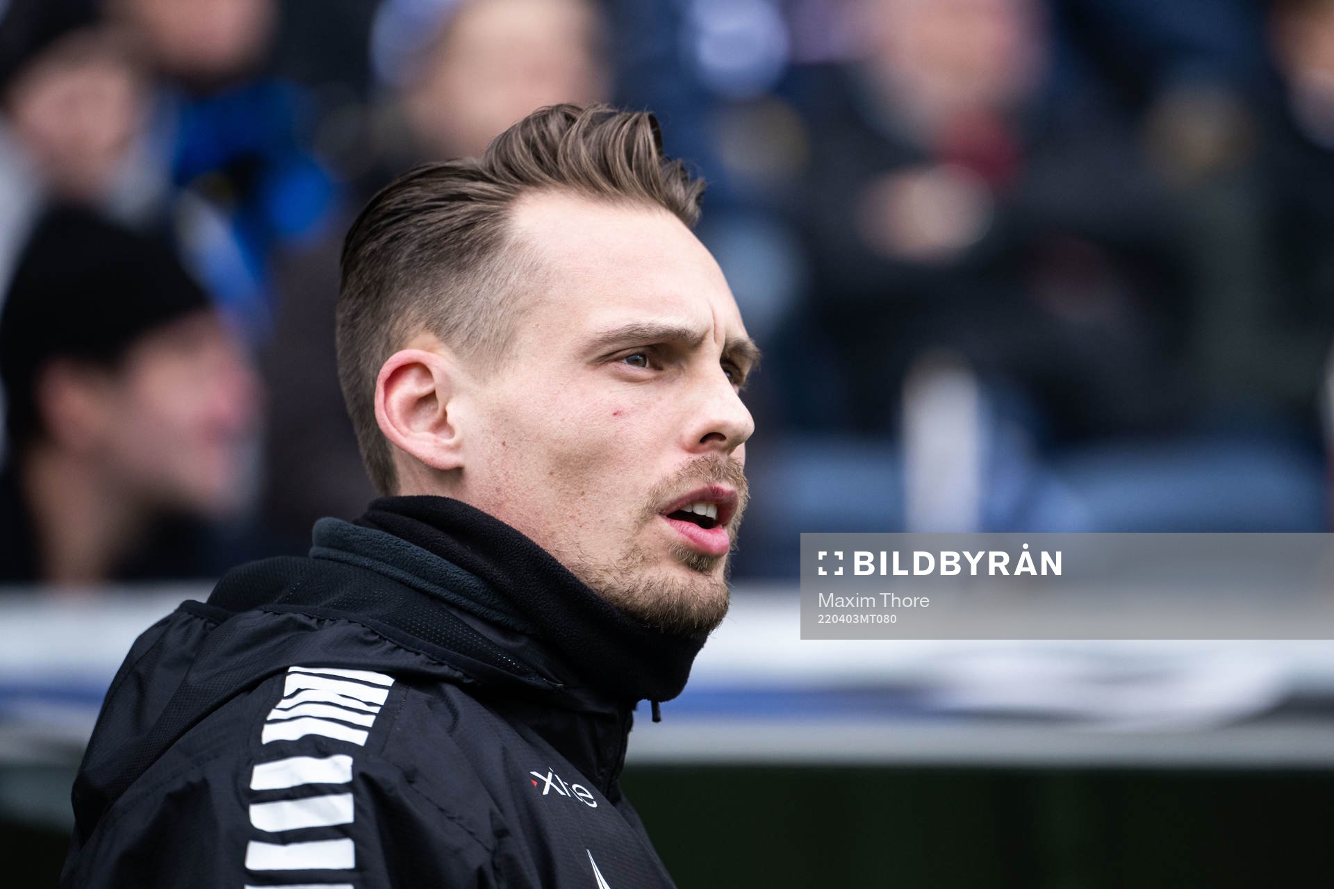 Sirius tränare Daniel Bäckström