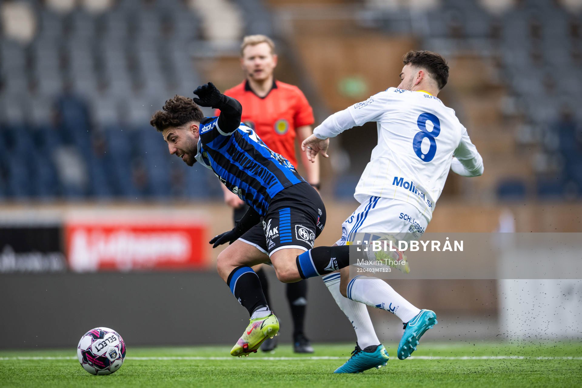 Sirius Moustafa Zeidan och Sundsvalls Pontus Silfwer