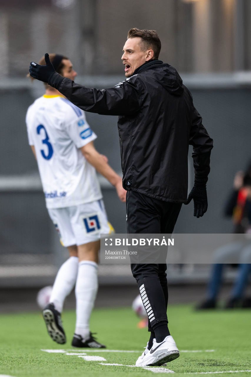 Sirius tränare Daniel Bäckström