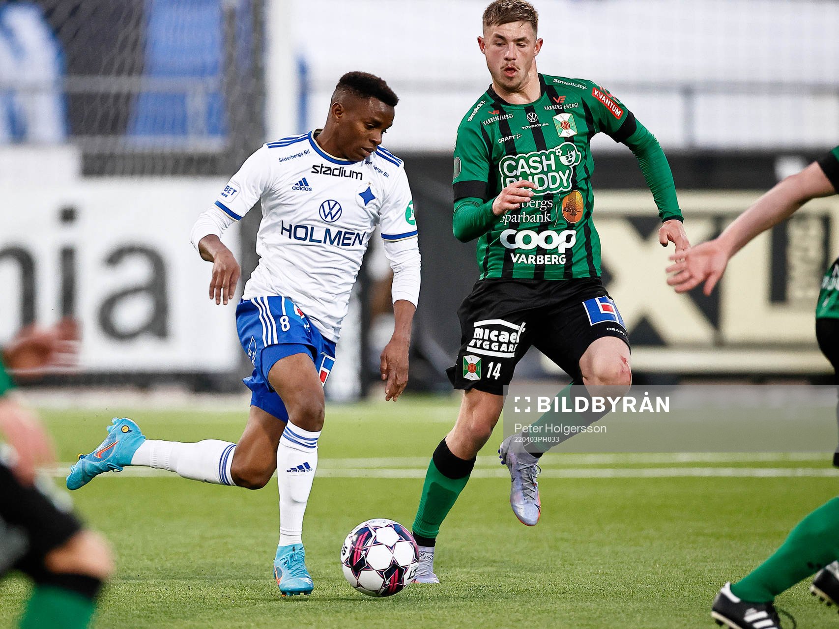 IFK Norrköpings Abdulrazaq Ishaq och Varbergs Oliver