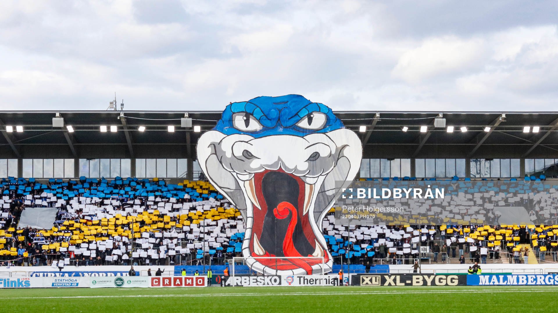 Tifo på Curva Nordahl