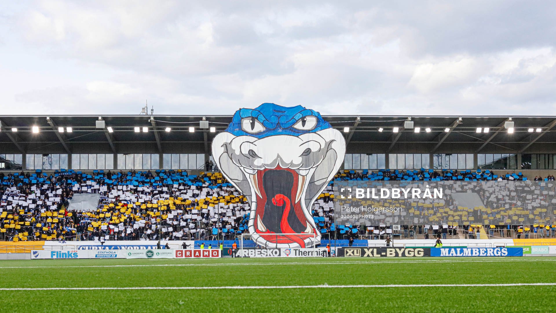 Tifo på Curva Nordahl
