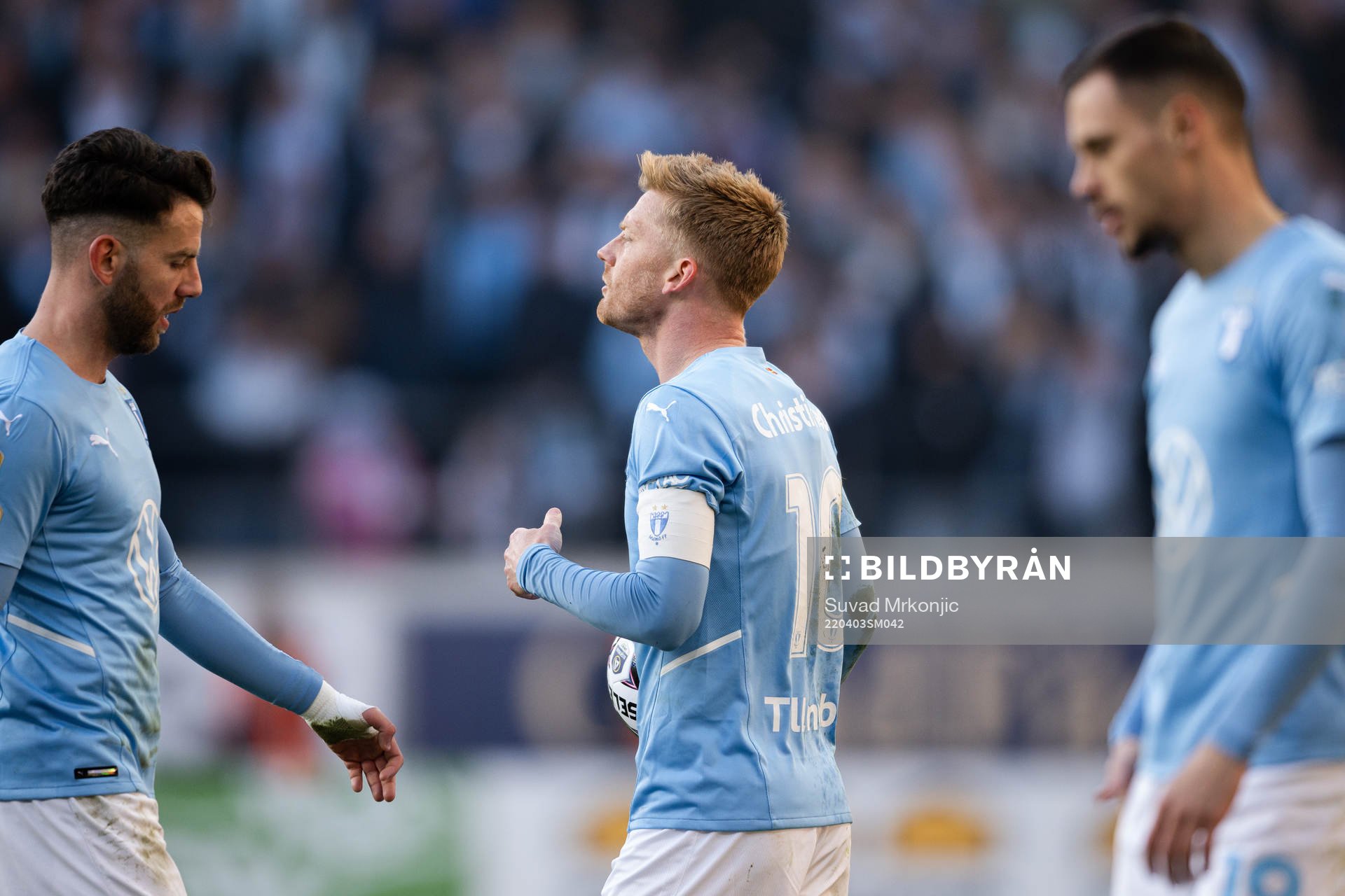 Malmö FFs Anders Christiansen deppar