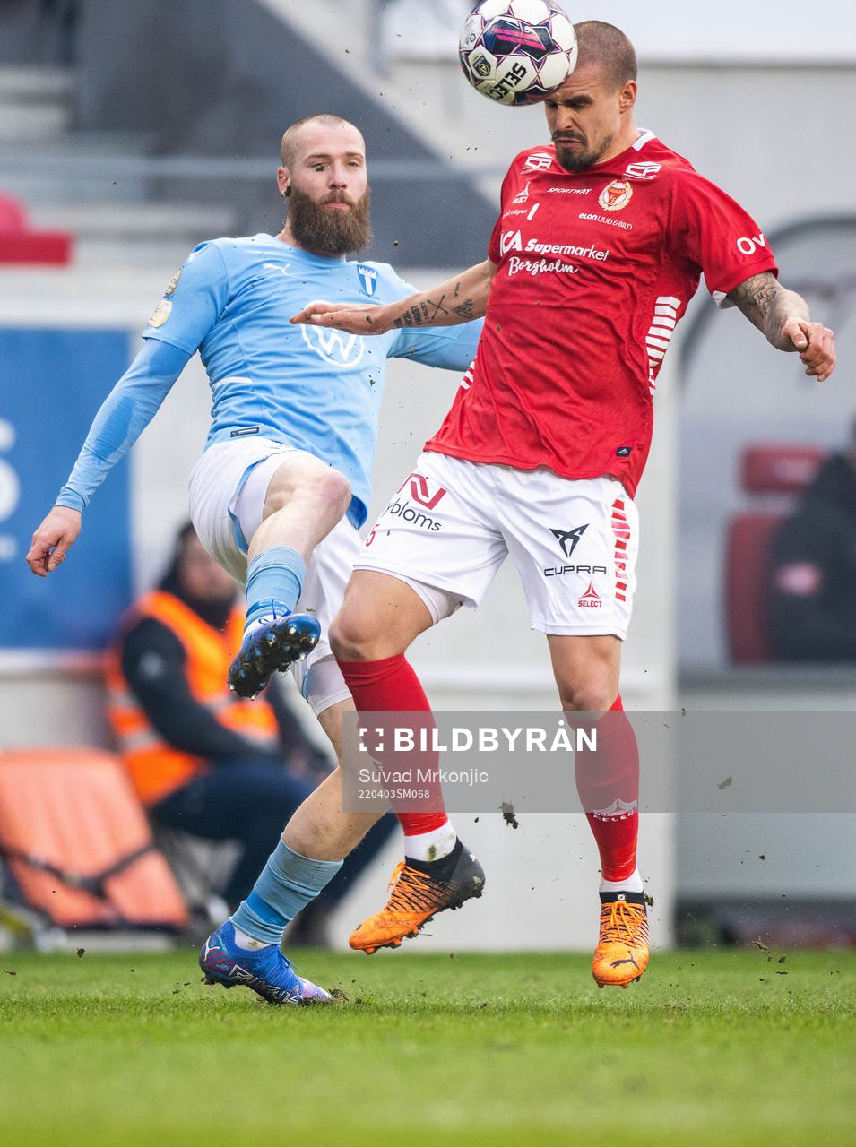 Malmö FFs Jo Inge Berget och Kalmars Douglas Bergqvist