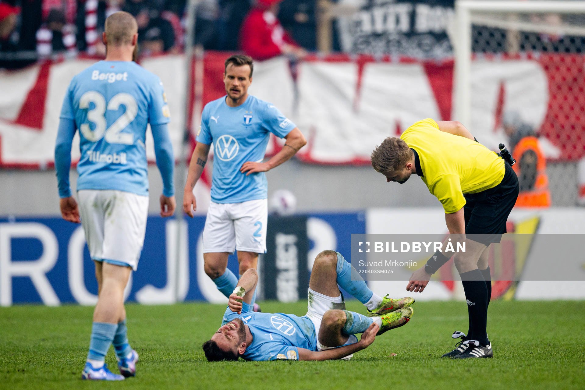 Malmö FFs Erdal Rakip har ont