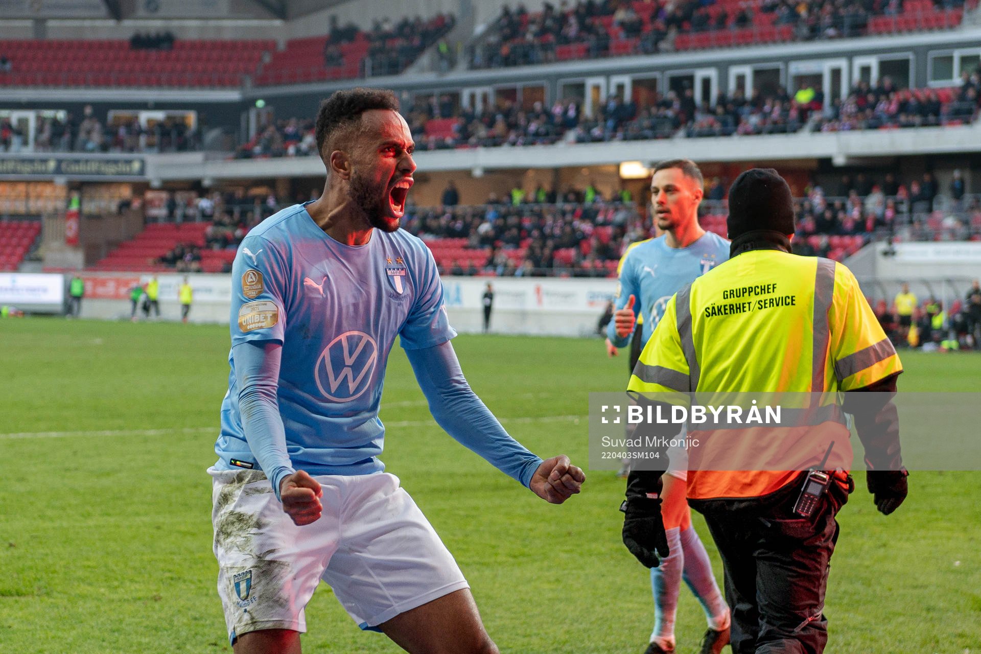 Malmö FFs Isaac Kiese Thelin jublar